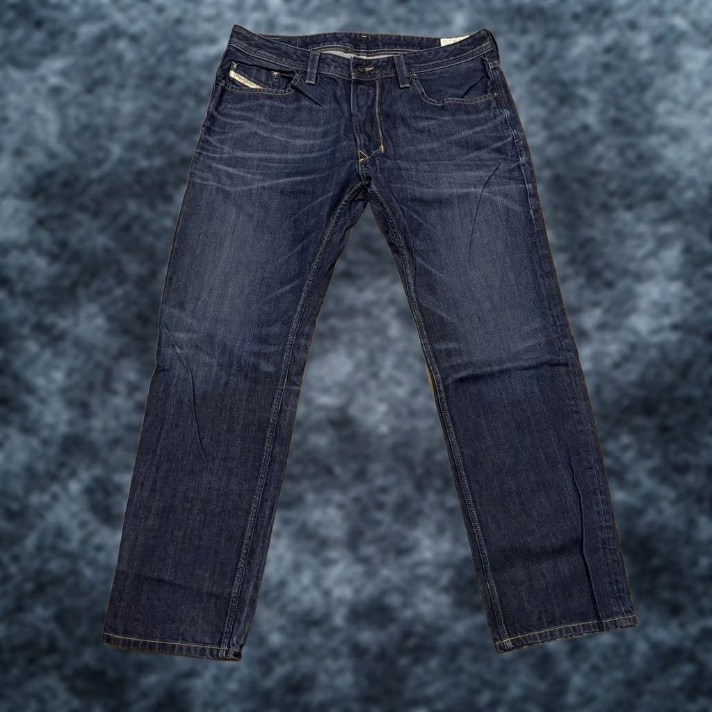 Diesel Diesel Larkee Jeans Mens Size 36x31 Button Fly Denim Blue Straight Regular 36 31 Size US 36 / EU 52 - 1 Thumbnail