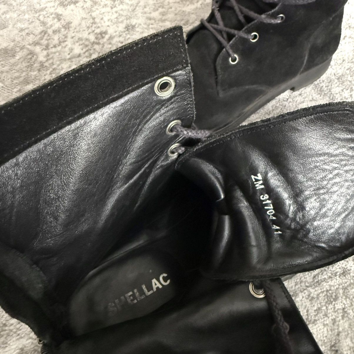 Shellac 2000s Shellac by Hideshi Maruya Back Zip Lace Up Suede Boots Size US 10.5 / EU 43-44 - 7 Thumbnail