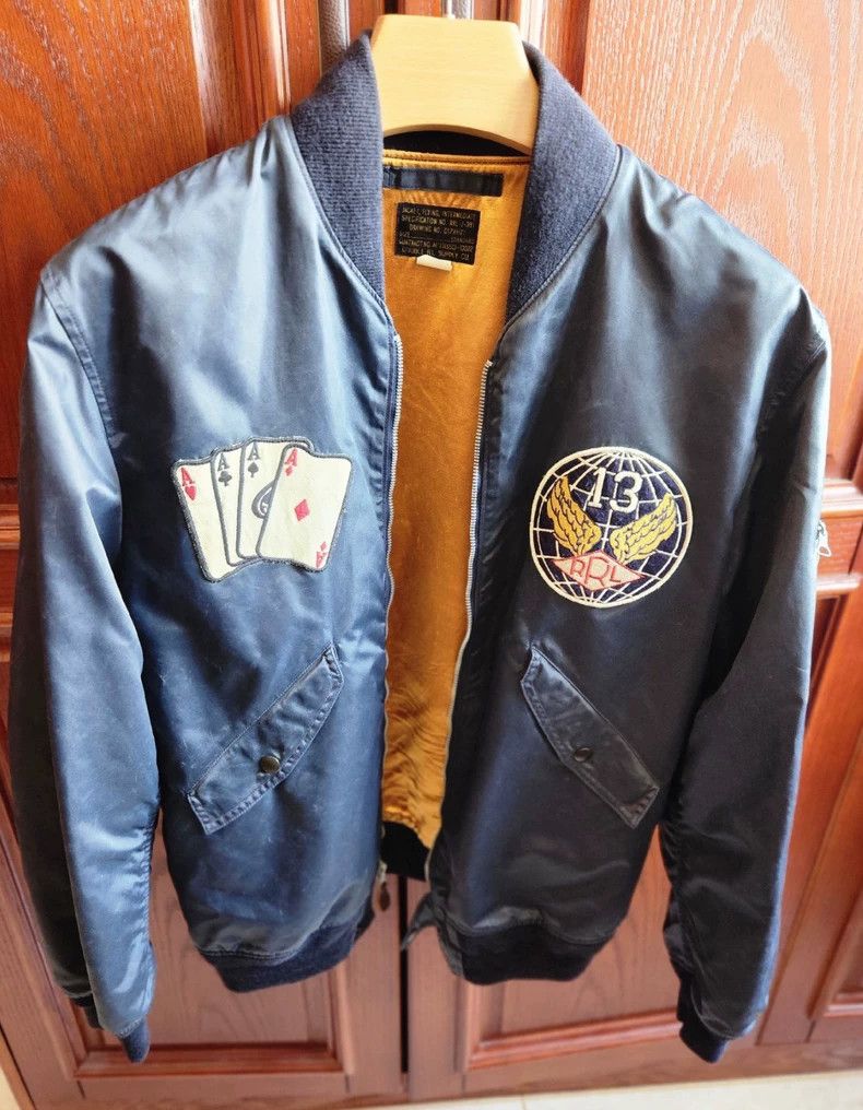 RRL Ralph Lauren RRL Ralph Lauren Old poker flying jacket Size US L / EU 52-54 / 3 - 1 Thumbnail