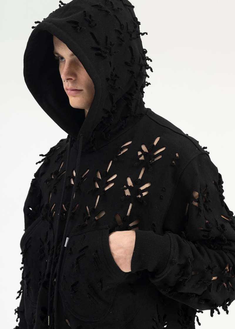 Juntae Kim Slashed hoodie Size US M / EU 48-50 / 2 - 2 Thumbnail
