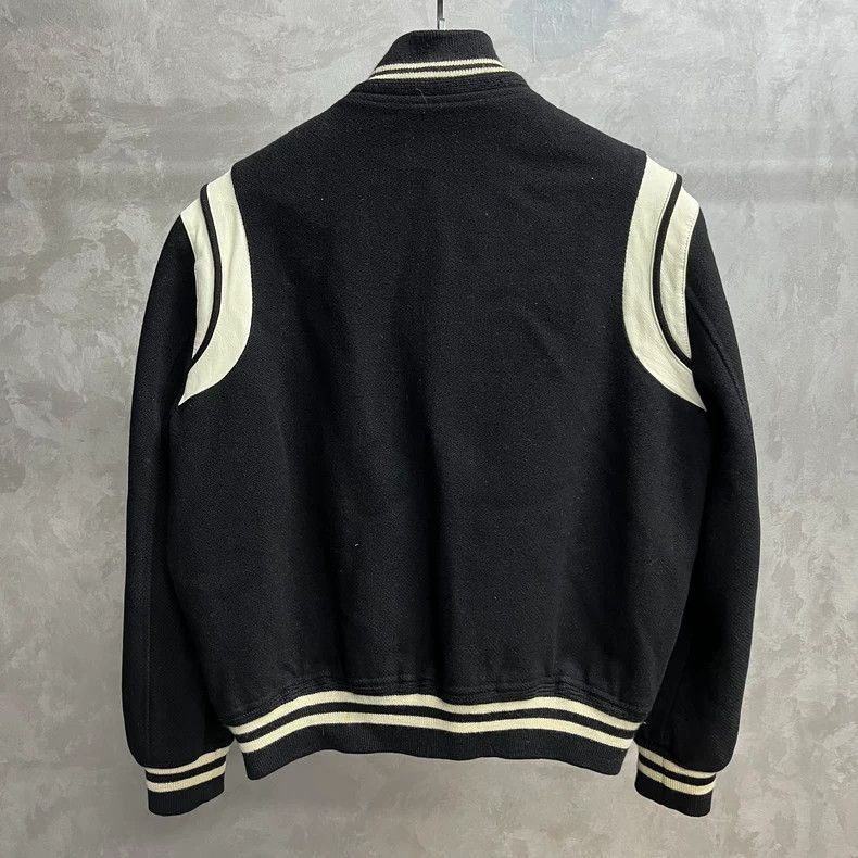 Yves Saint Laurent SAINT LAURENT Black striped casual single-breasted Teddy ja Size US M / EU 48-50 / 2 - 5 Thumbnail