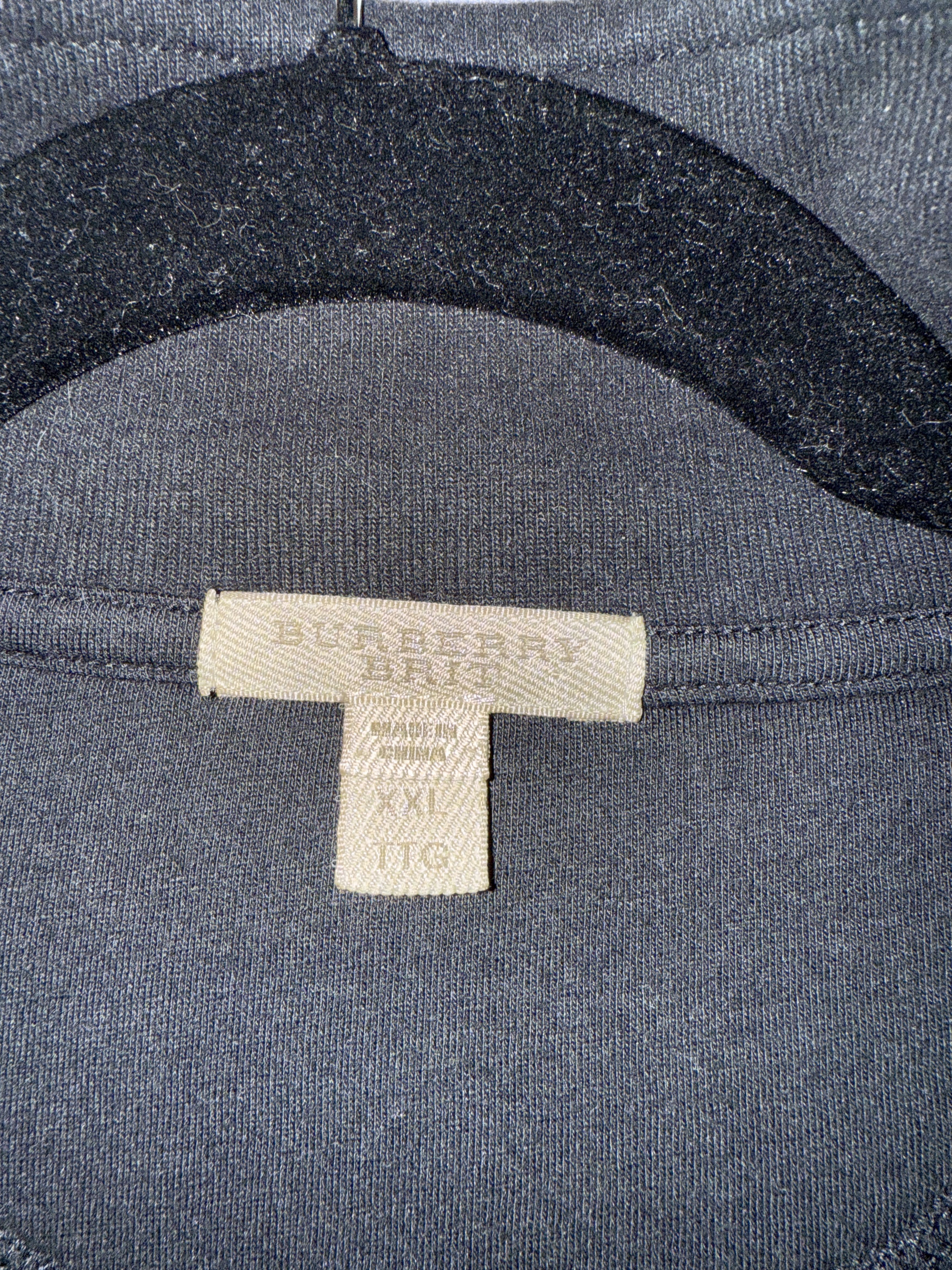 Burberry Burberry Black Full Zip Sweatshirt Size XXL Size US XXL / EU 58 / 5 - 3 Thumbnail