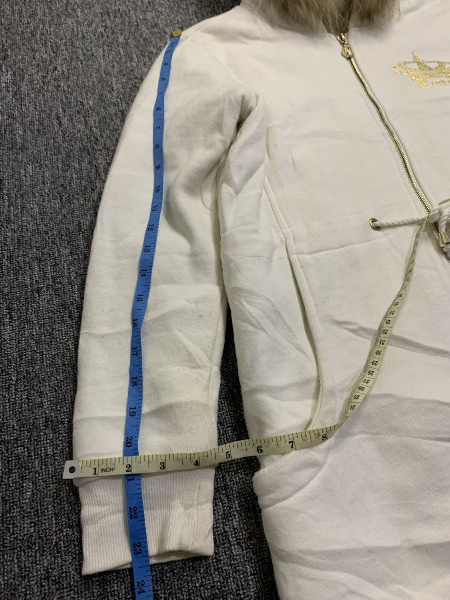 Japanese Brand Cindy Japanese Brand Ivory Zip Jacket Faux Fur Hoodie Size M / US 6-8 / IT 42-44 - 10 Thumbnail