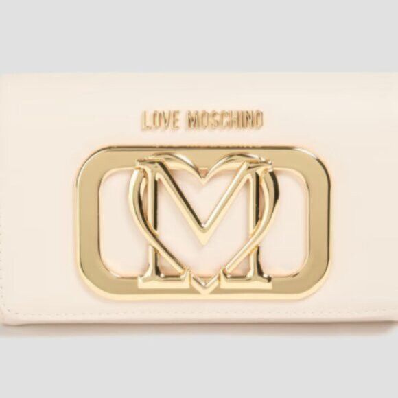 Moschino Love Moschino Gold Rush embellished faux leather wallet Size ONE SIZE - 2 Thumbnail