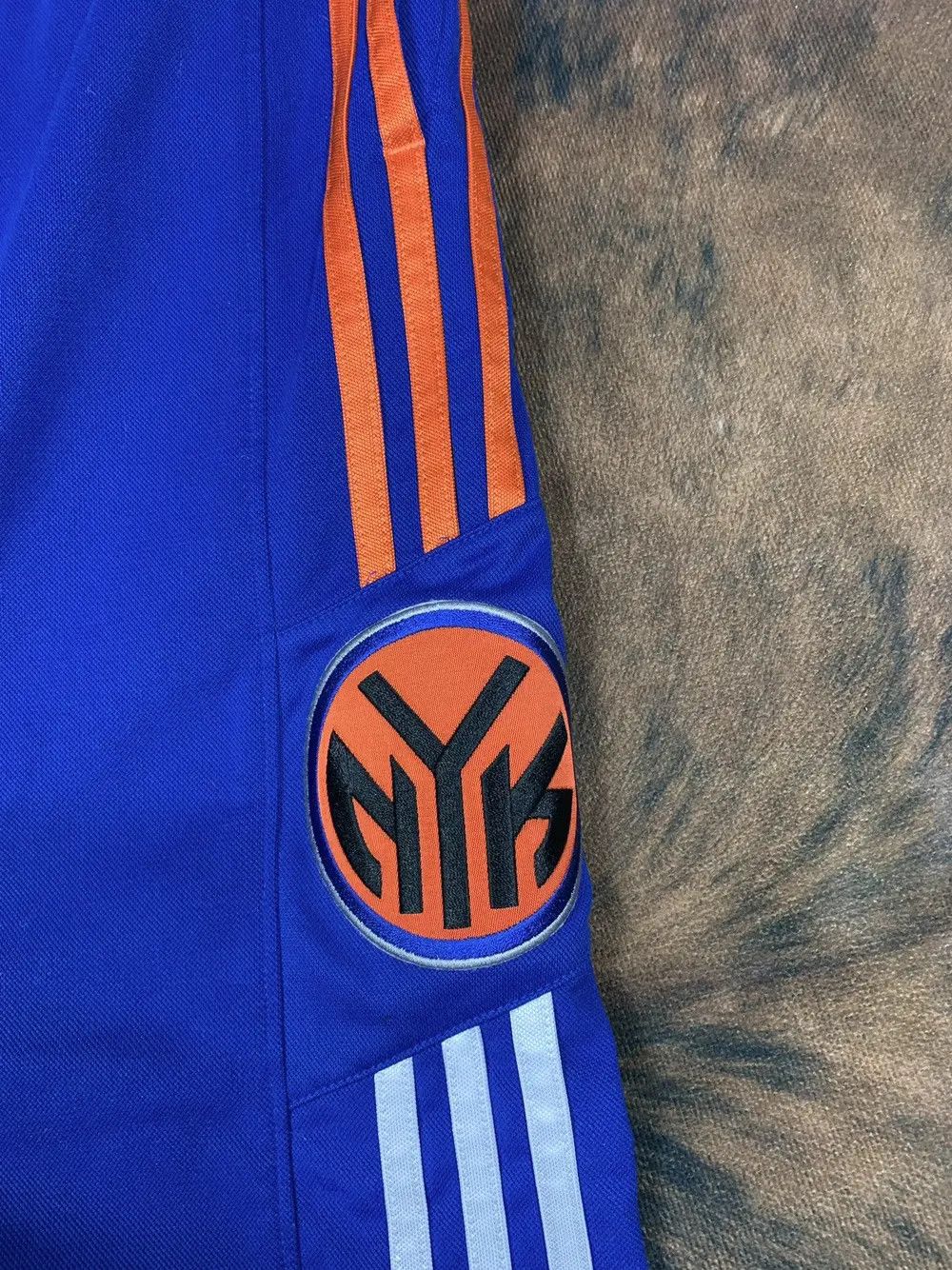 Adidas × Vintage Adidas NBA NYK Track Pants Size S Baggy Vintage Style Size US 30 / EU 46 - 6 Thumbnail