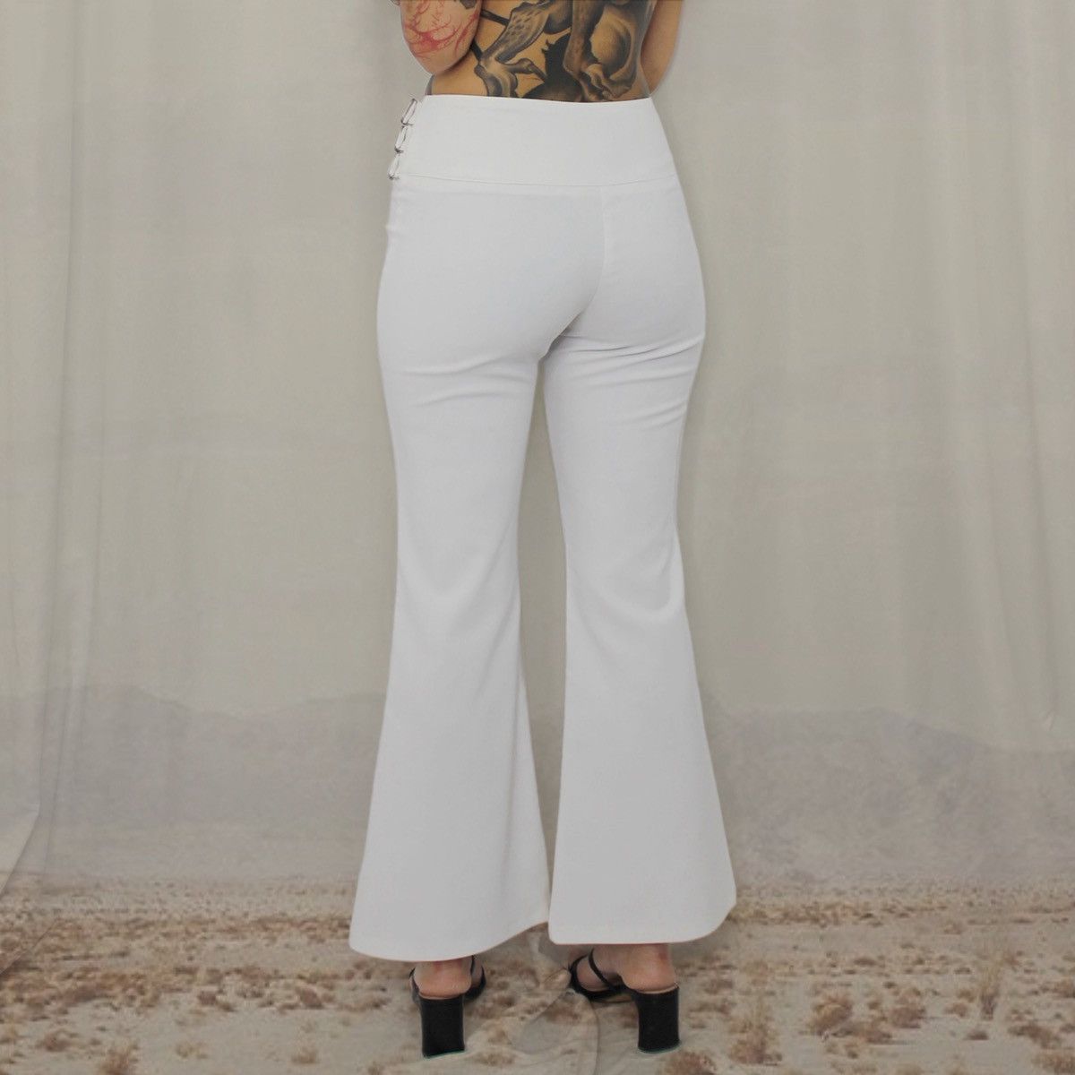 Other 🐇WHITE BELT PANTS🐇 Size 28" / US 6 / IT 42 - 3 Thumbnail