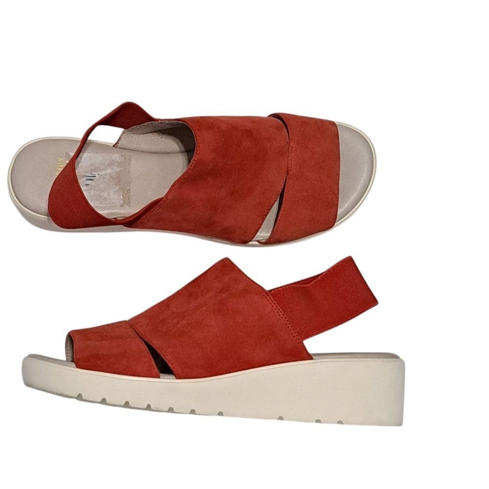 Johnston & Murphy Johnston & Murphy Cassandra Women's Suede Wedge Sandals Slin Size US 9 / IT 39 - 10 Thumbnail