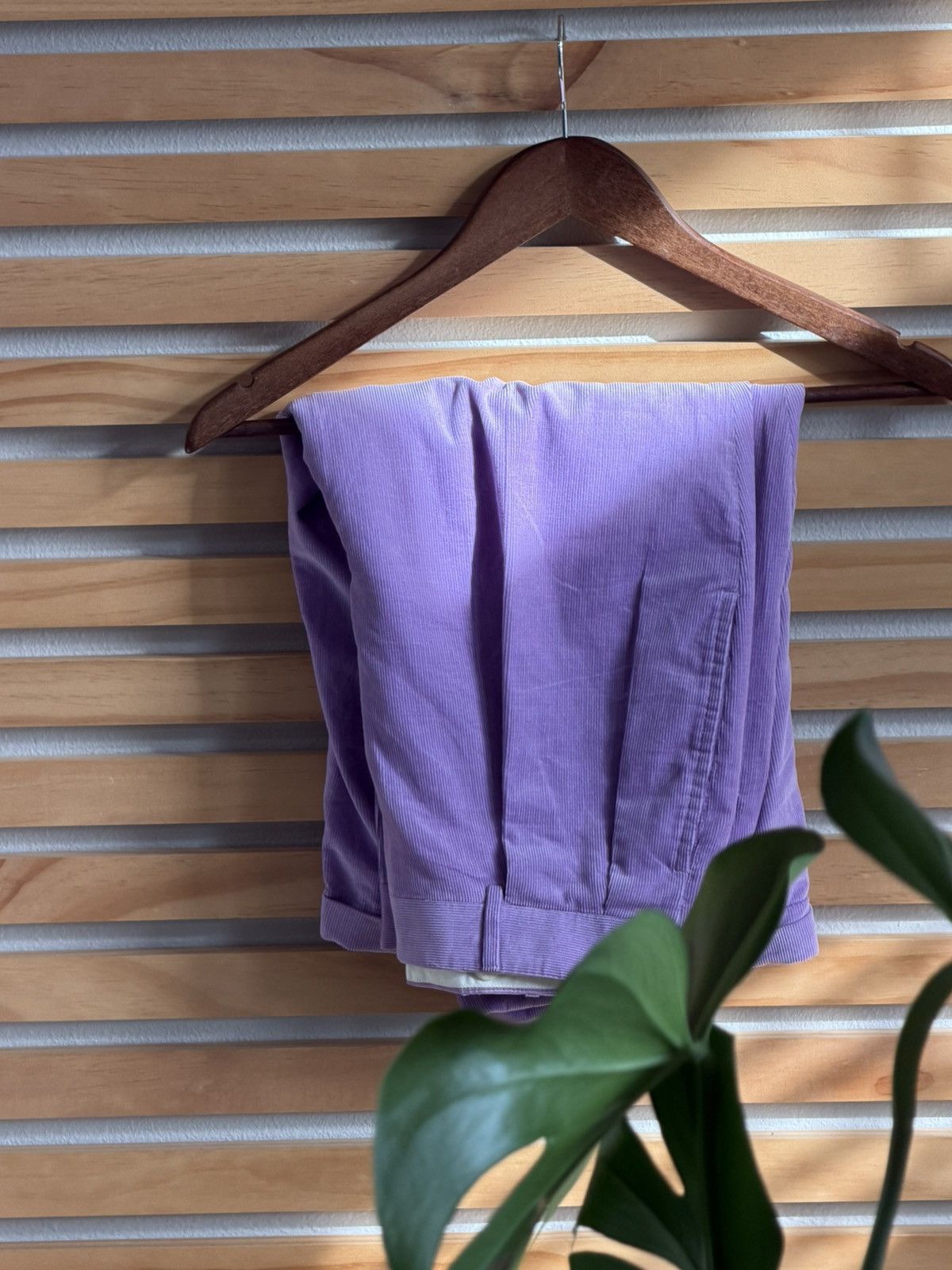 Polo Ralph Lauren Vintage Polo RL Italian Lavender Corduroy Bermuda 30 Size US 30 / EU 46 - 2 Thumbnail