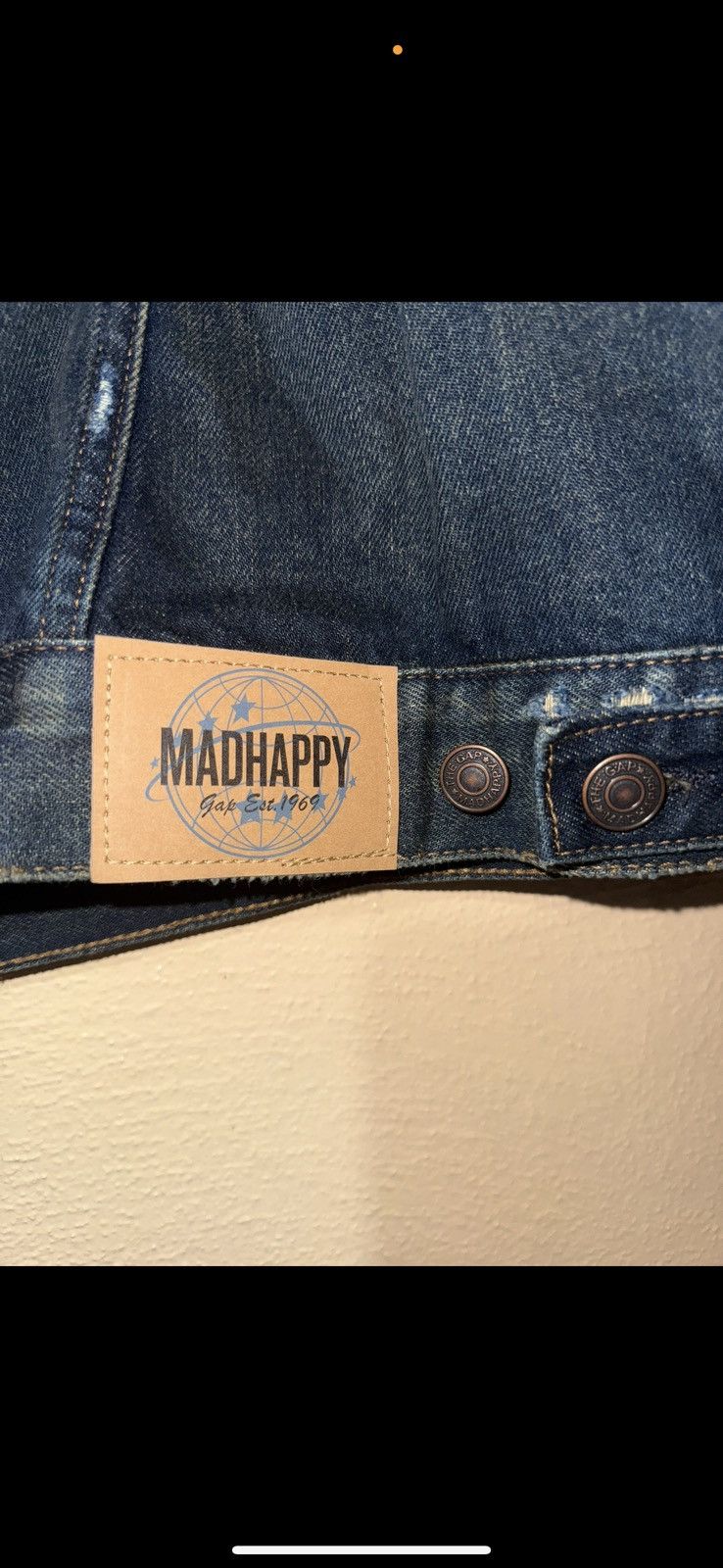 Gap × Madhappy Gap x MadHappy distressed denim jacket Size US L / EU 52-54 / 3 - 7 Thumbnail