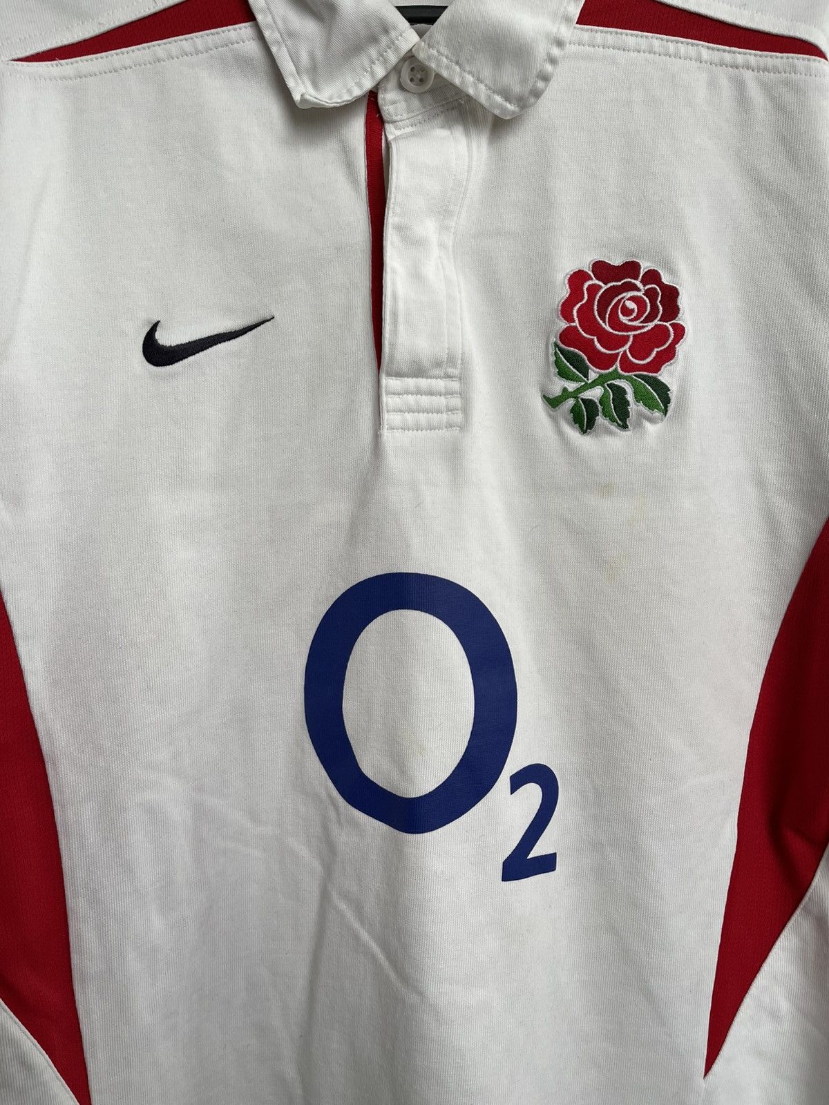 Nike Nike England Vintage Rugby Pullover Sweatshirt 90s Size US L / EU 52-54 / 3 - 6 Thumbnail