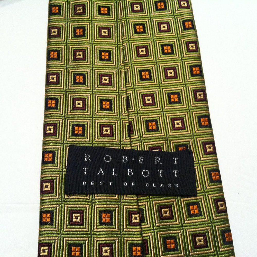Robert Talbott ROBERT TALBOTT BEST OF CLASS MENS NEW SILK TIE WIDTH: 3 3/4" Size ONE SIZE - 4 Thumbnail