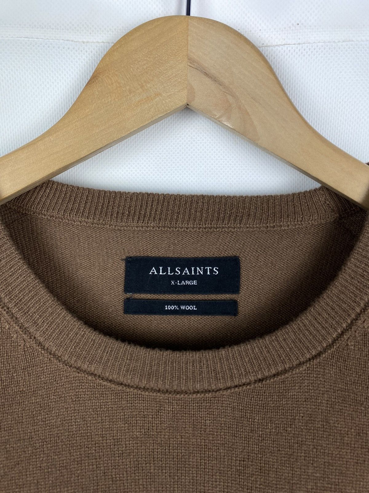 Allsaints × Japanese Brand Allsaints Nova Crew men’s wool sweater pullover size Xl Size US XL / EU 56 / 4 - 8 Thumbnail