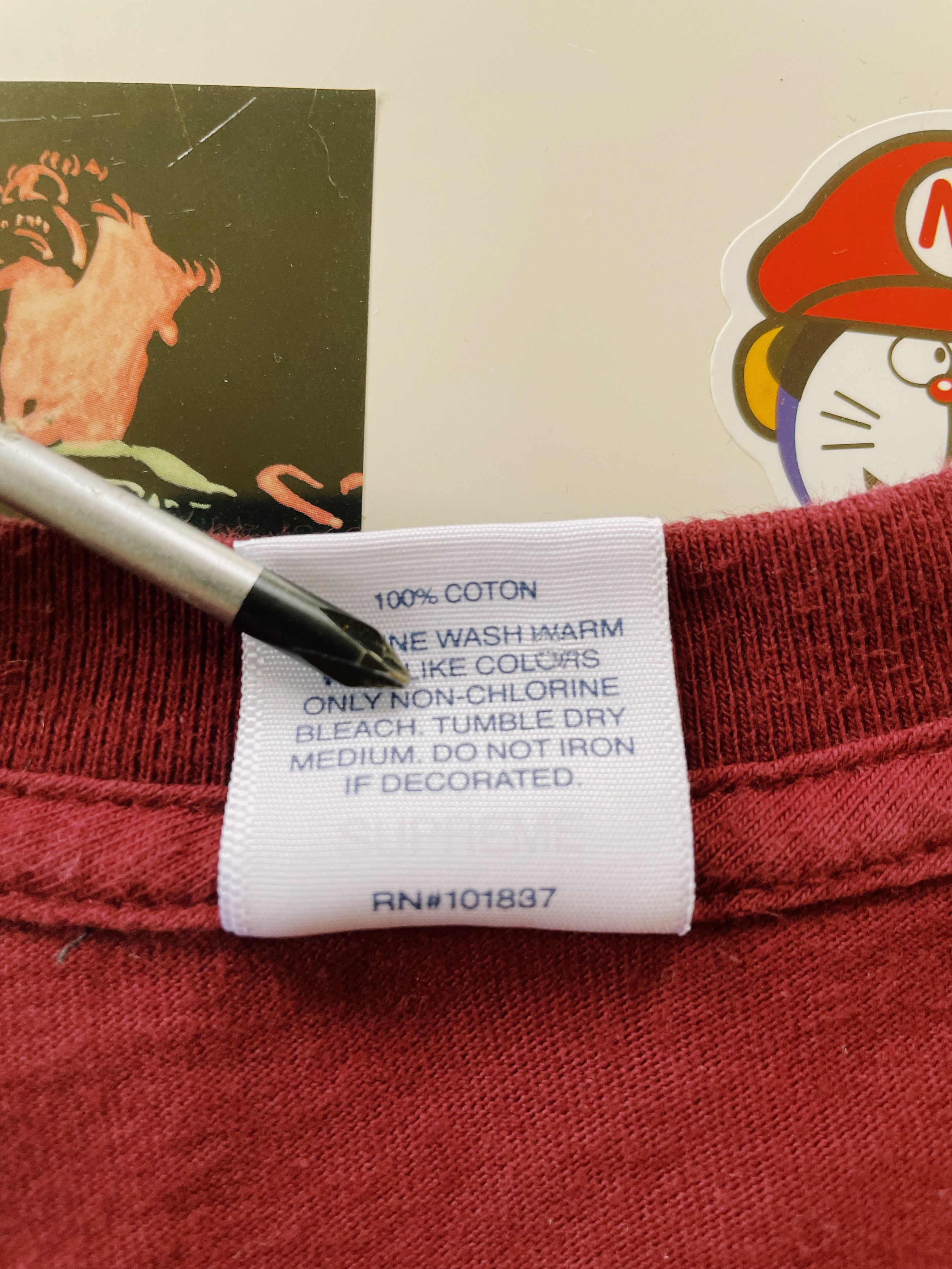 Supreme Supreme Pillows T-shirt Burgundy Size US XL / EU 56 / 4 - 5 Thumbnail