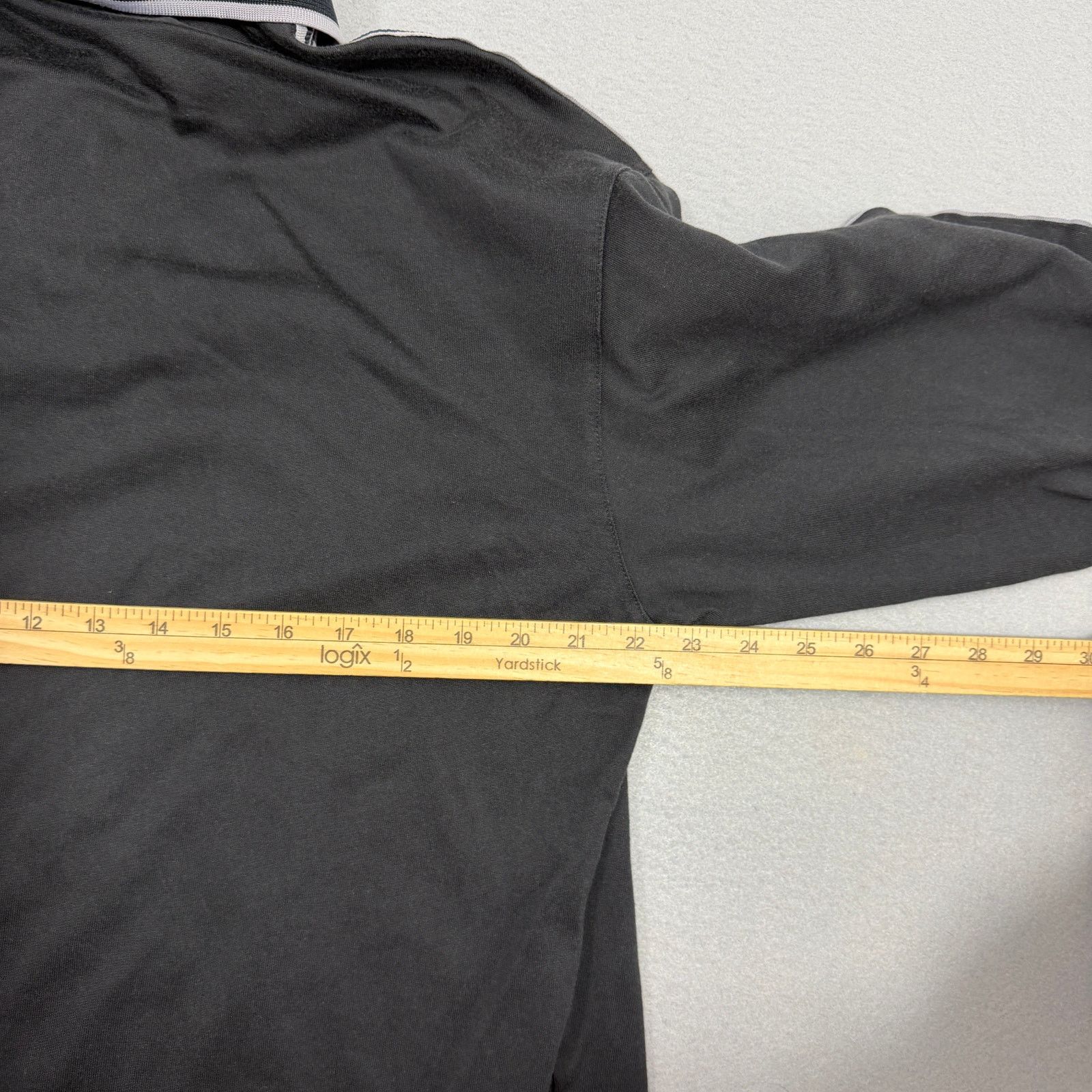 Vintage Vintage Street Culture Long Sleeve Polo Shirt XL Black 90s Size US XL / EU 56 / 4 - 6 Thumbnail