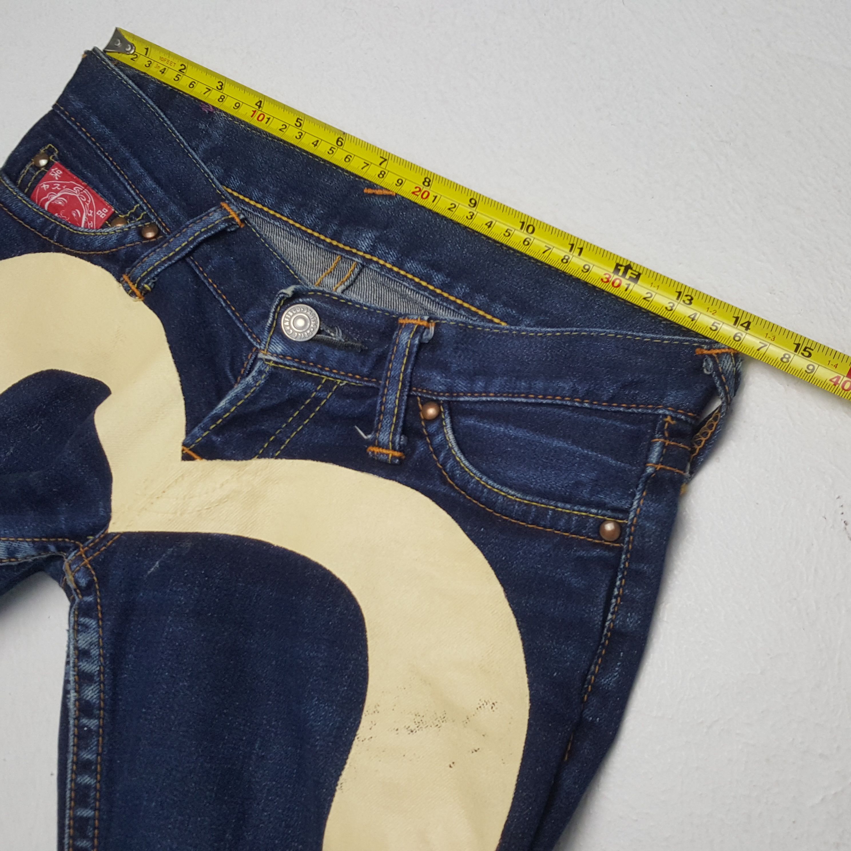 Evisu × Japanese Brand × Vintage Vintage EVISU Japanese Brand Daicock Custom Style Jeans Size 28" / US 6 / IT 42 - 7 Thumbnail