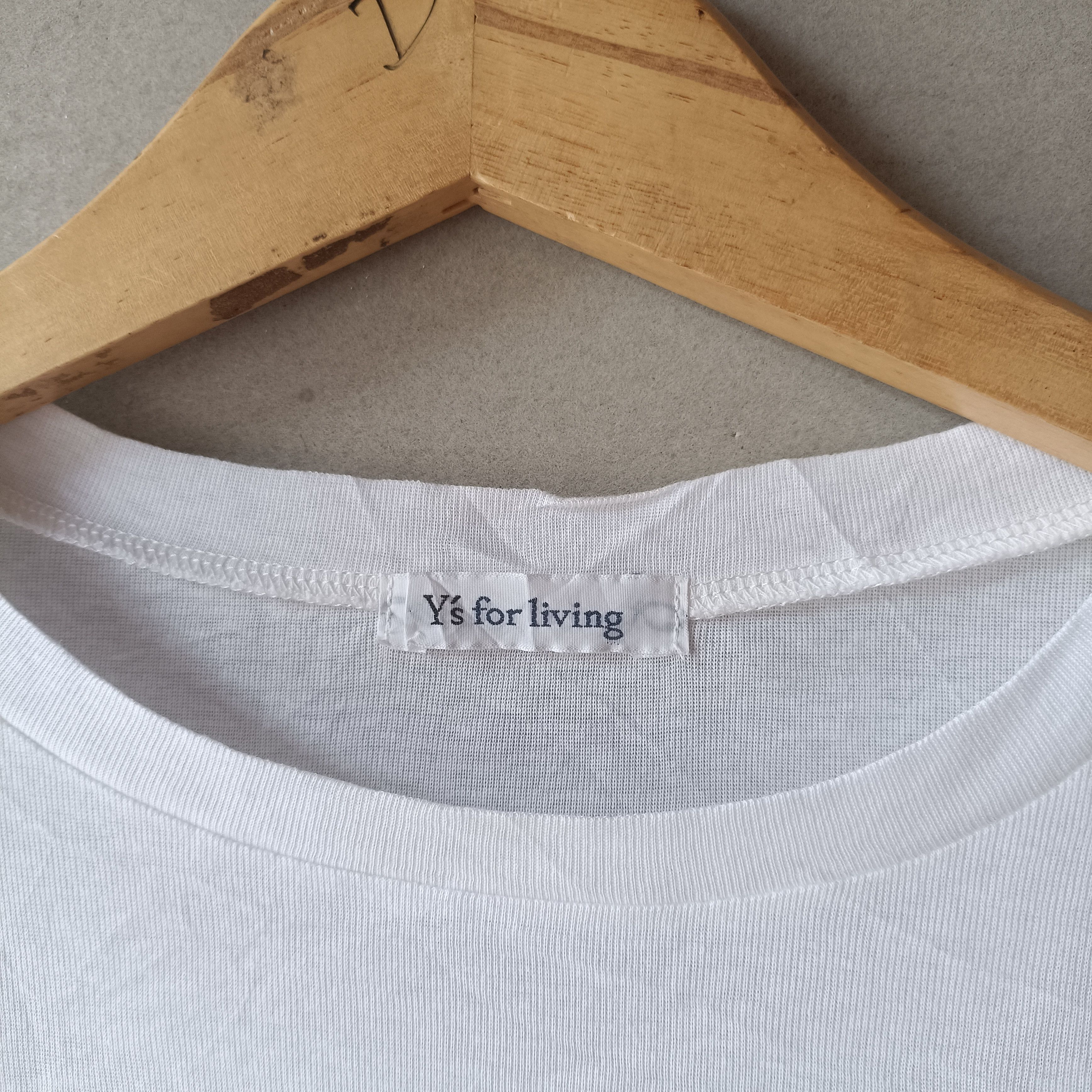 Yohji Yamamoto Y's For Living Ys Raglan White Basic Size US M / EU 48-50 / 2 - 5 Thumbnail