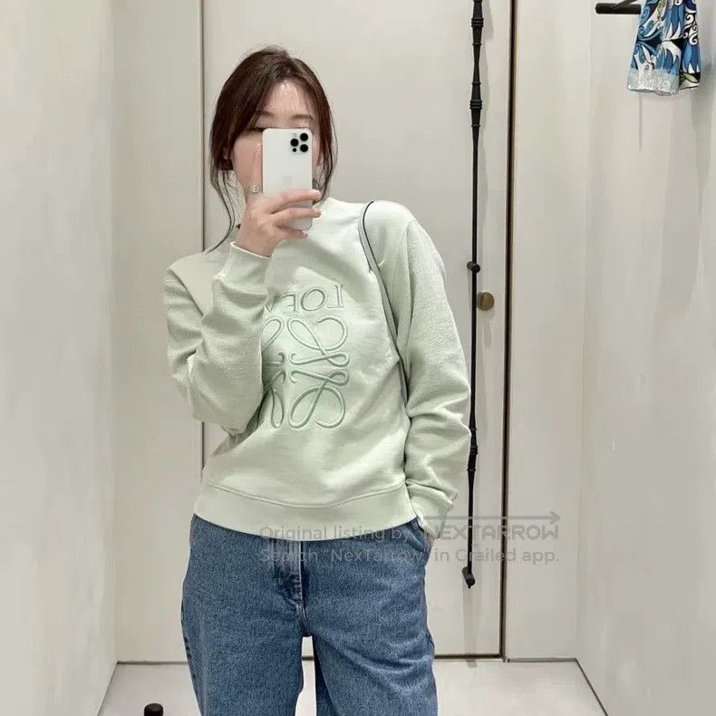 Loewe Loewe Logo Motif Embroidered Sweatshirt Size M / US 6-8 / IT 42-44 - 7 Thumbnail