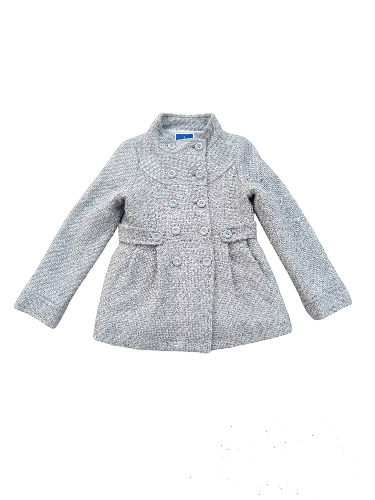 image of Accept Offer Button Up Knitwear in Grey, Women's (Size Medium)