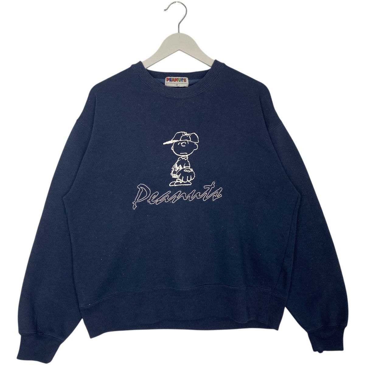Vintage Vintage Peanuts Printed Crewneck Sweatshirt Blue Size US M / EU 48-50 / 2 - 1 Thumbnail