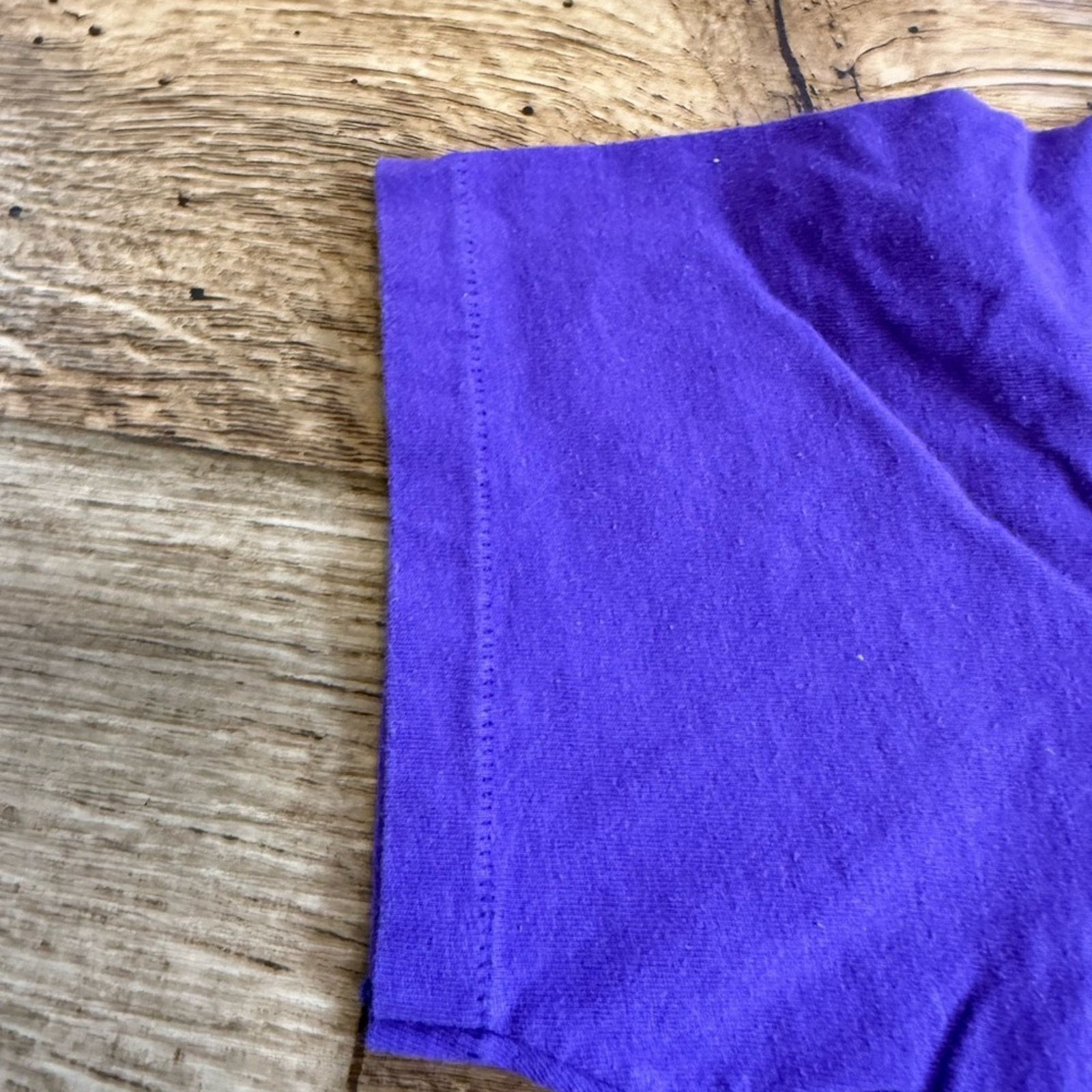Hanes Vintage 90s Florida Gators Purple Graphic Tee Shirt Size L / US 10 / IT 46 - 6 Thumbnail