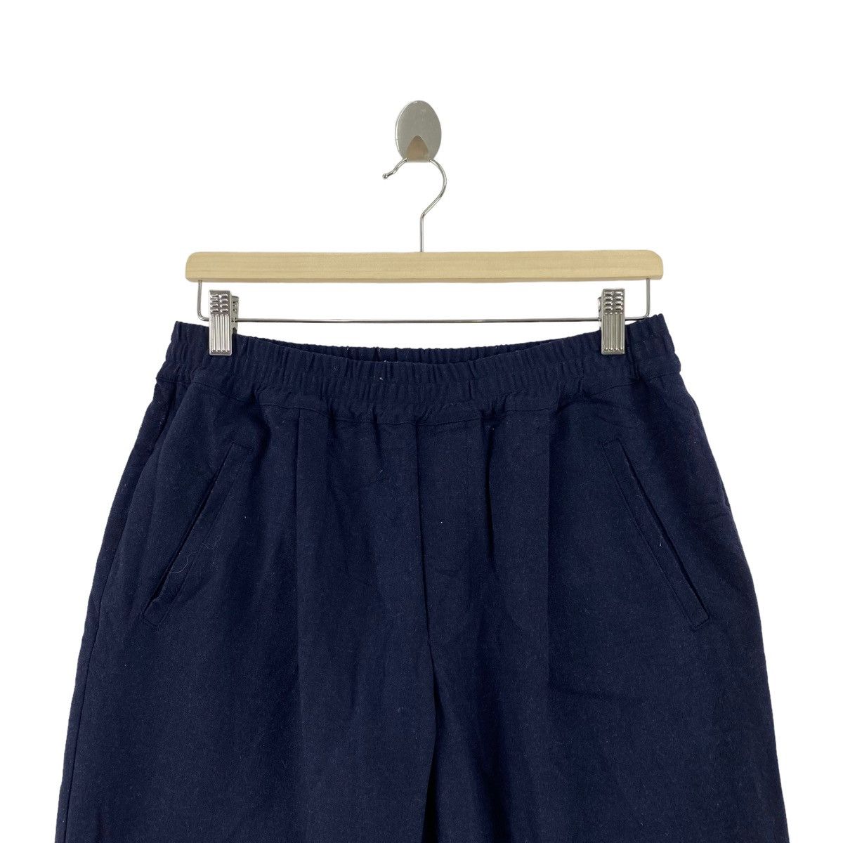 Japanese Brand MELAN CLEUGE Japanese Brand Navy Baggy Casual Trousers Pant Size US 28 / EU 44 - 2 Thumbnail