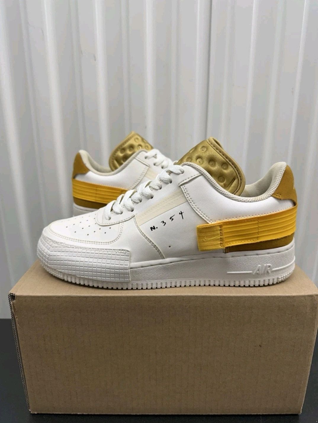 Nike Nike Air Force 1 Low Type Gold Suede AT7859100 Size 8 Men Size US 8 / EU 41 - 1 Thumbnail