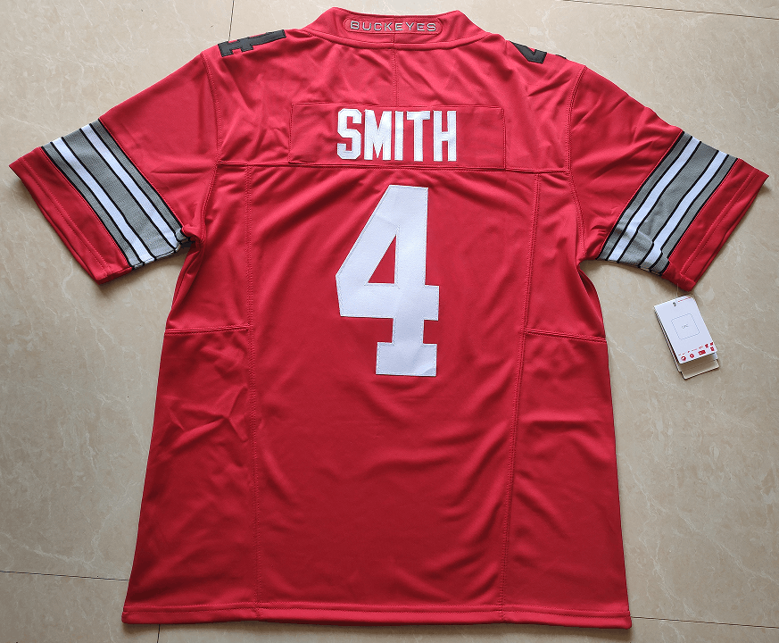 Men's Ohio State Buckeyes #4 Jeremiah Smith Jerseys 2025 New
