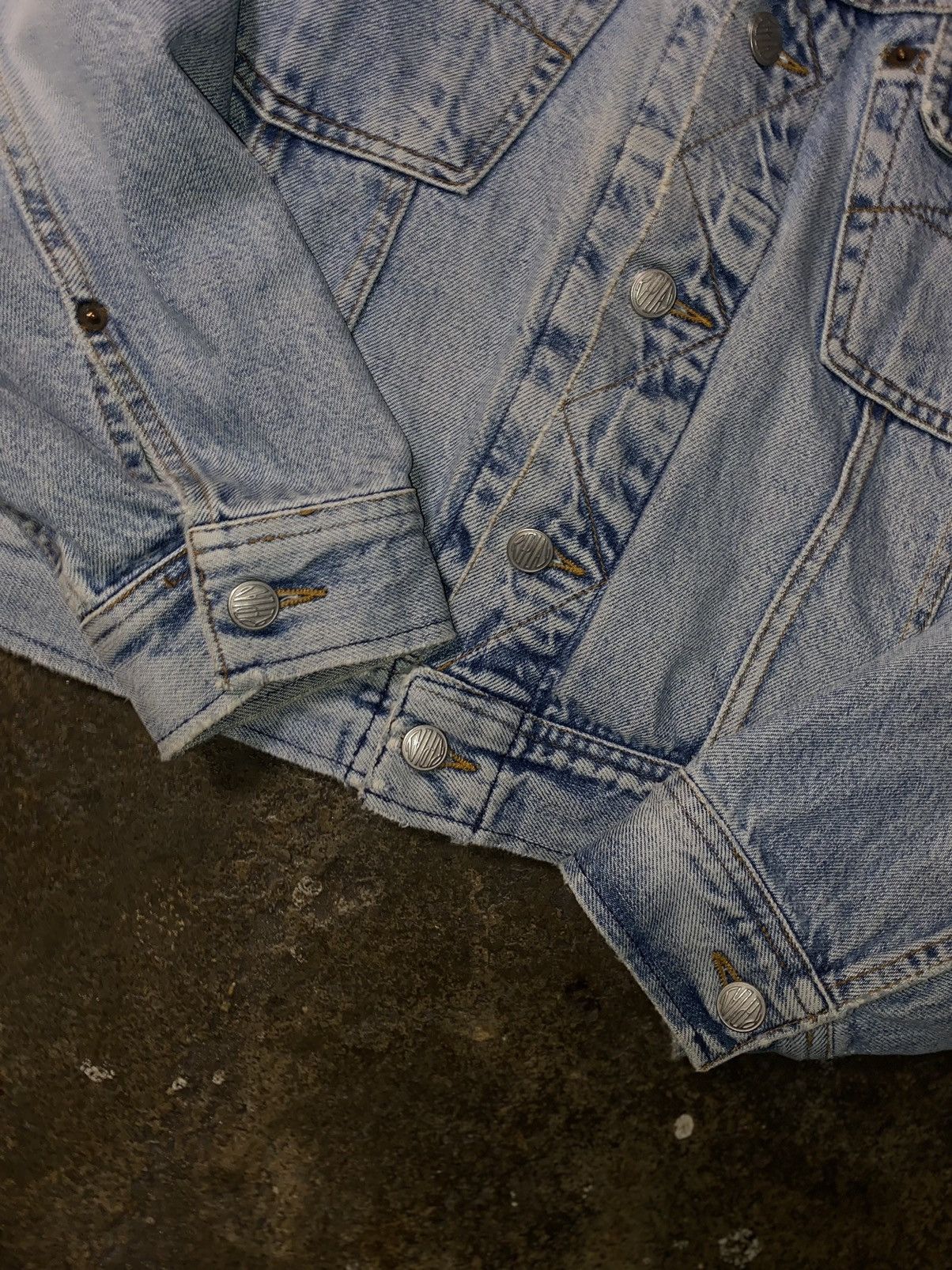 Band Tees × Vintage Vintage Punk Replay Denim Jacket Sex Drugs Rock n Roll Size US M / EU 48-50 / 2 - 4 Thumbnail