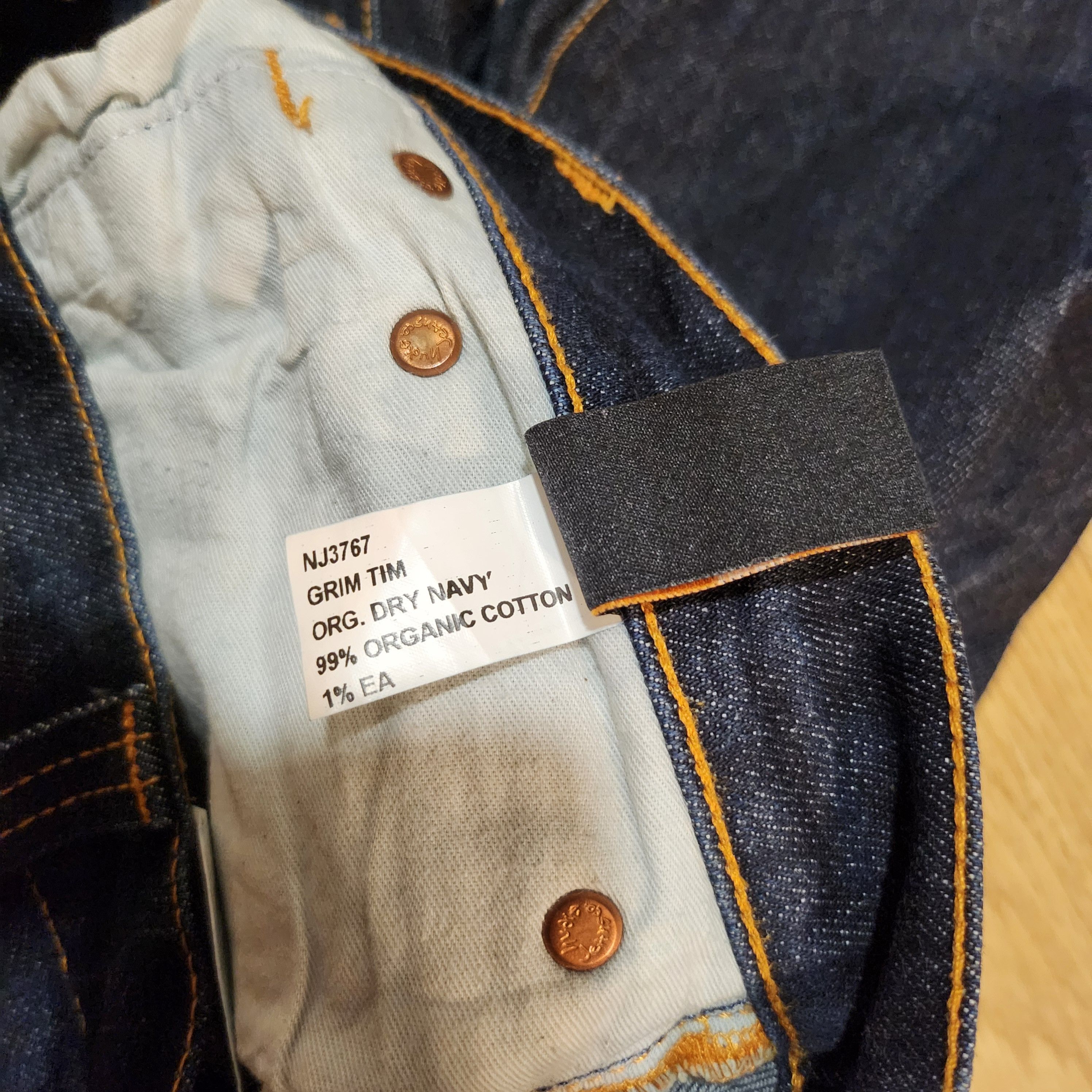 Nudie Jeans 32x32 Grim Tim - Nudie Jeans Blue Denim Size US 32 / EU 48 - 5 Thumbnail