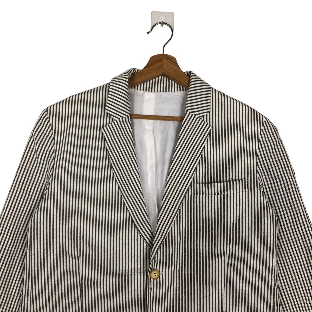 A.P.C. 🔥Hikory Chore Work Jacket A.P.C Issey Miyake Japan Size US S / EU 44-46 / 1 - 3 Thumbnail