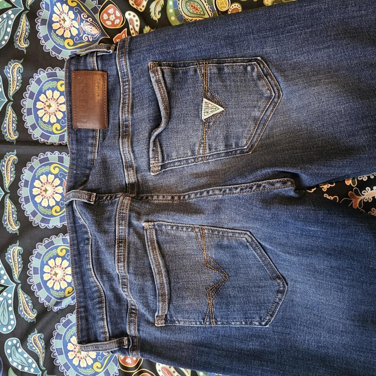 Guess Guess Men's Blue Skinny Jeans Size US 31 - 7 Thumbnail