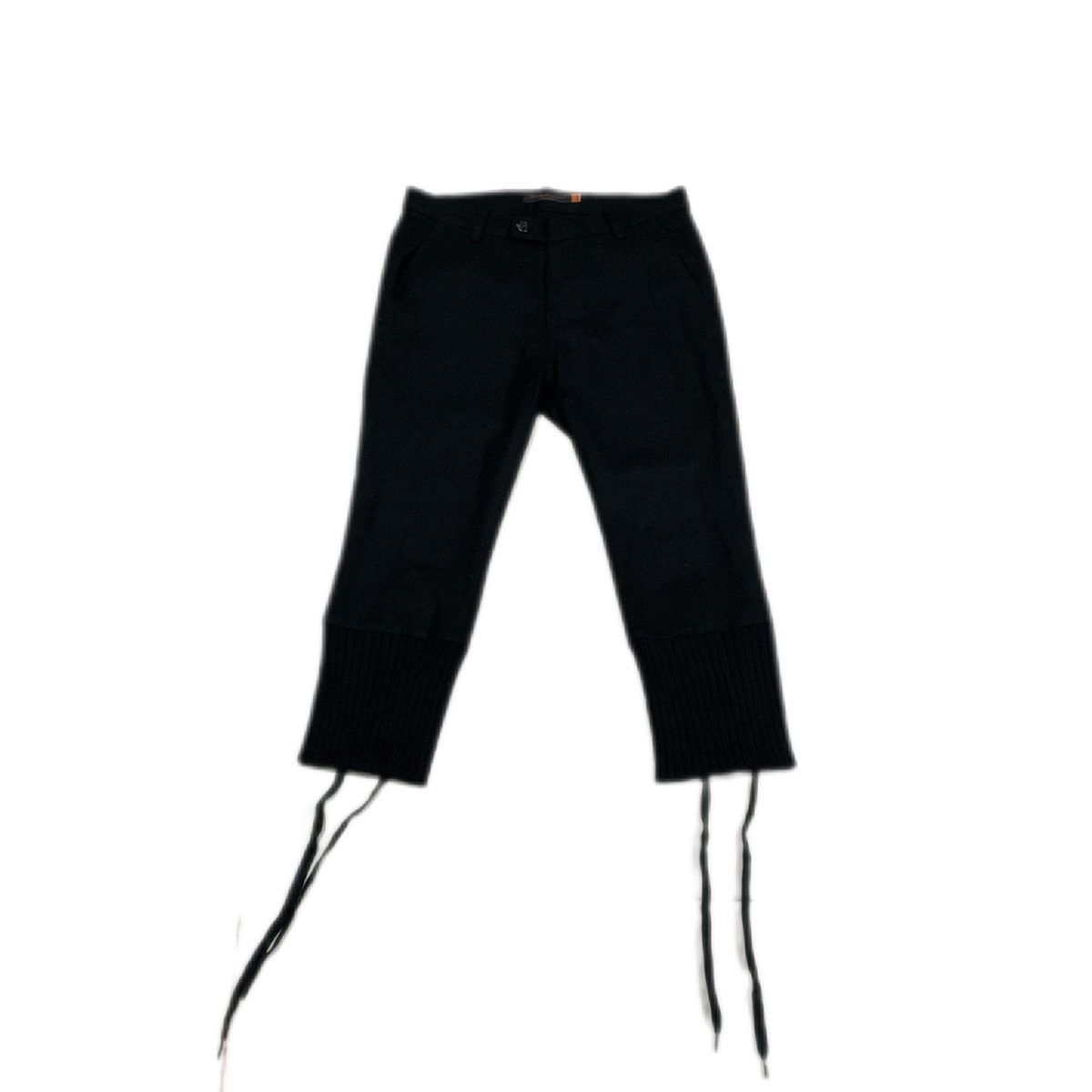 Japanese Brand × Jun Takahashi × Undercover 🔥Archived FW07 Undercover Wool Cropped Pants Laces Up Size US 29 - 5 Thumbnail