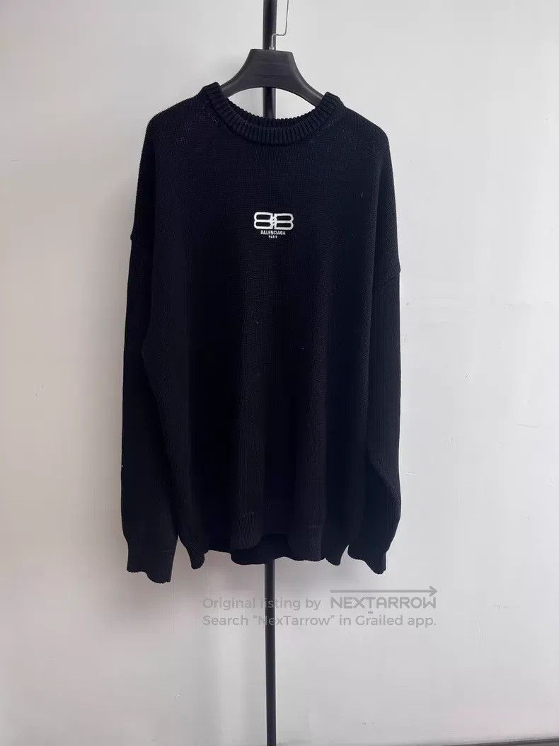 Balenciaga Balenciaga Letter Logo Embroidery Casual Long Sleeve Sweat Size US M / EU 48-50 / 2 - 1 Thumbnail