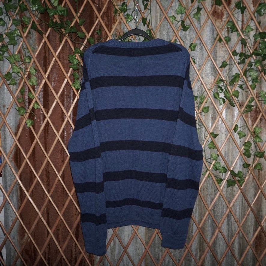 Ralph Lauren XXL - Vintage Y2K by Ralph Lauren stripe embroider sweater Size US XXL / EU 58 / 5 - 2 Thumbnail