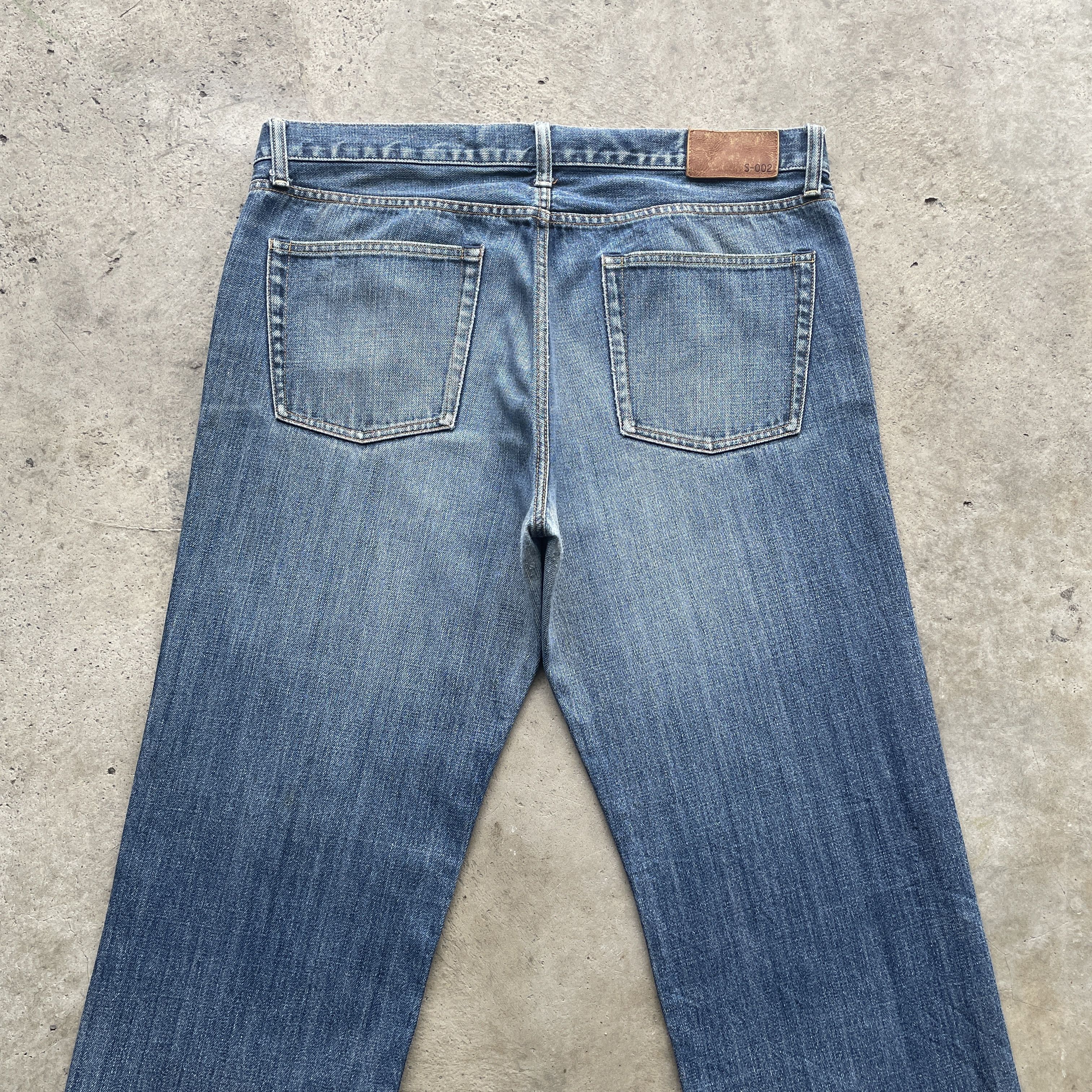 Japanese Brand × Vintage VINTAGE JAPANESE JEANS FADED DENIM PANTS W37x30 Size US 37 - 9 Thumbnail