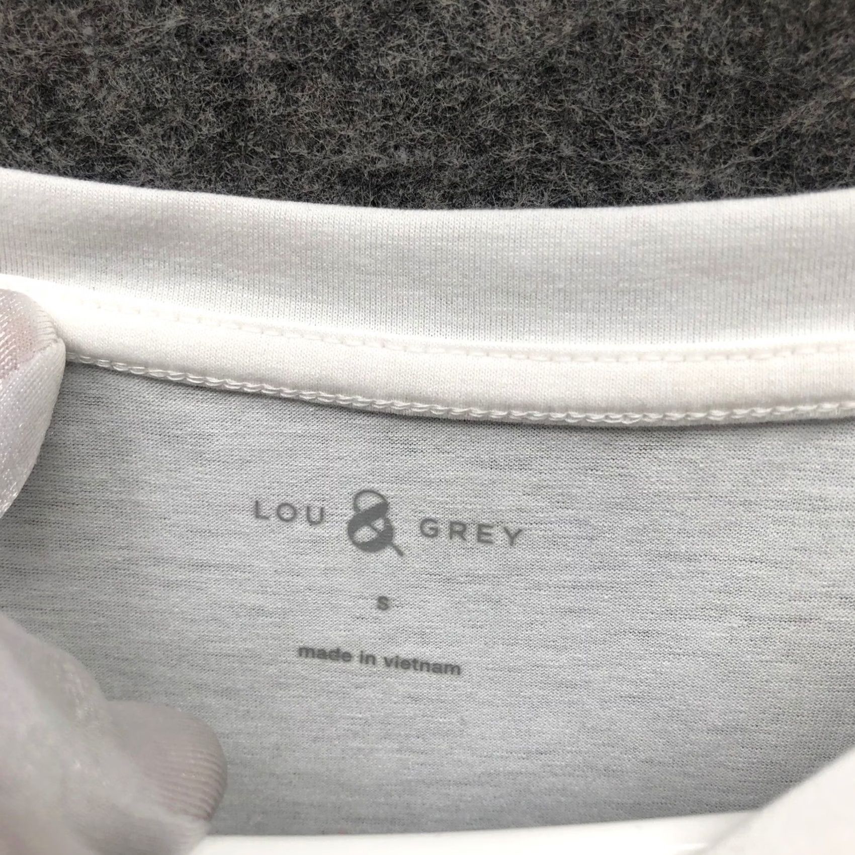 Lou & Grey Lou & Grey Shirt Womens S White Oversized Short Sleeve Crewneck Active Crew Size S / US 4 / IT 40 - 5 Thumbnail