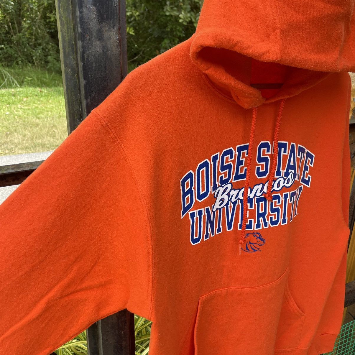 Vintage 🔥Vintage Broncos State University Big Logo Pullover Hoodie Size US M / EU 48-50 / 2 - 6 Thumbnail