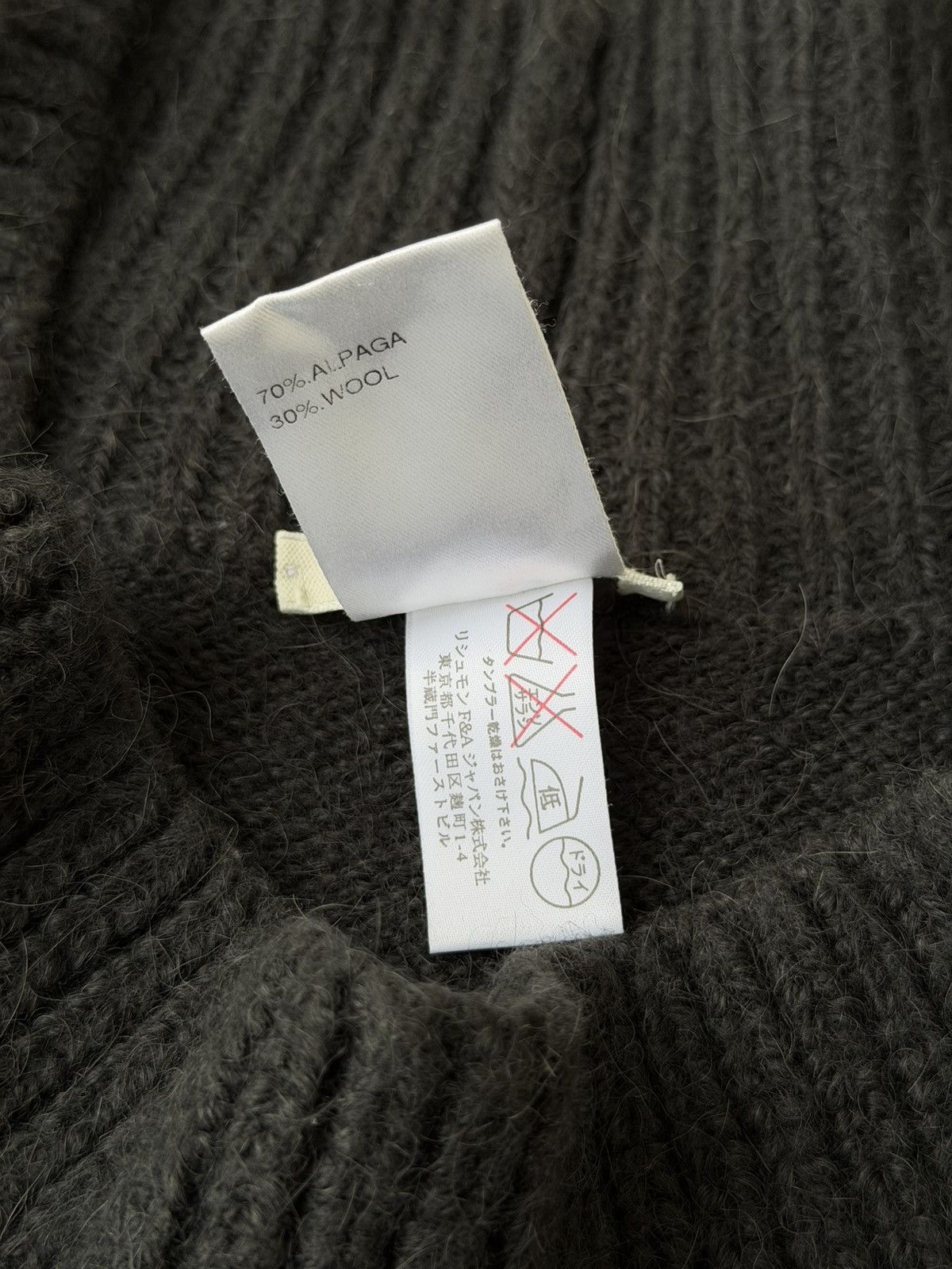 Chloe CHLOÉ Wide Neck Alpaca Wool Sweater knit runway phoebe philo Size M / US 6-8 / IT 42-44 - 7 Thumbnail