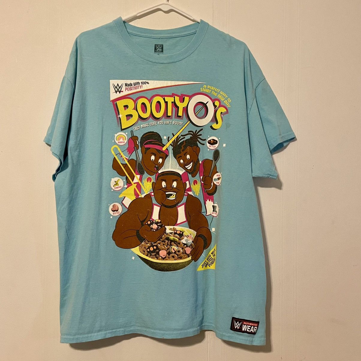 WWE WWE The New Day Booty Os Cereal Graphic T Shirt Size US XL / EU 56 / 4 - 1 Thumbnail