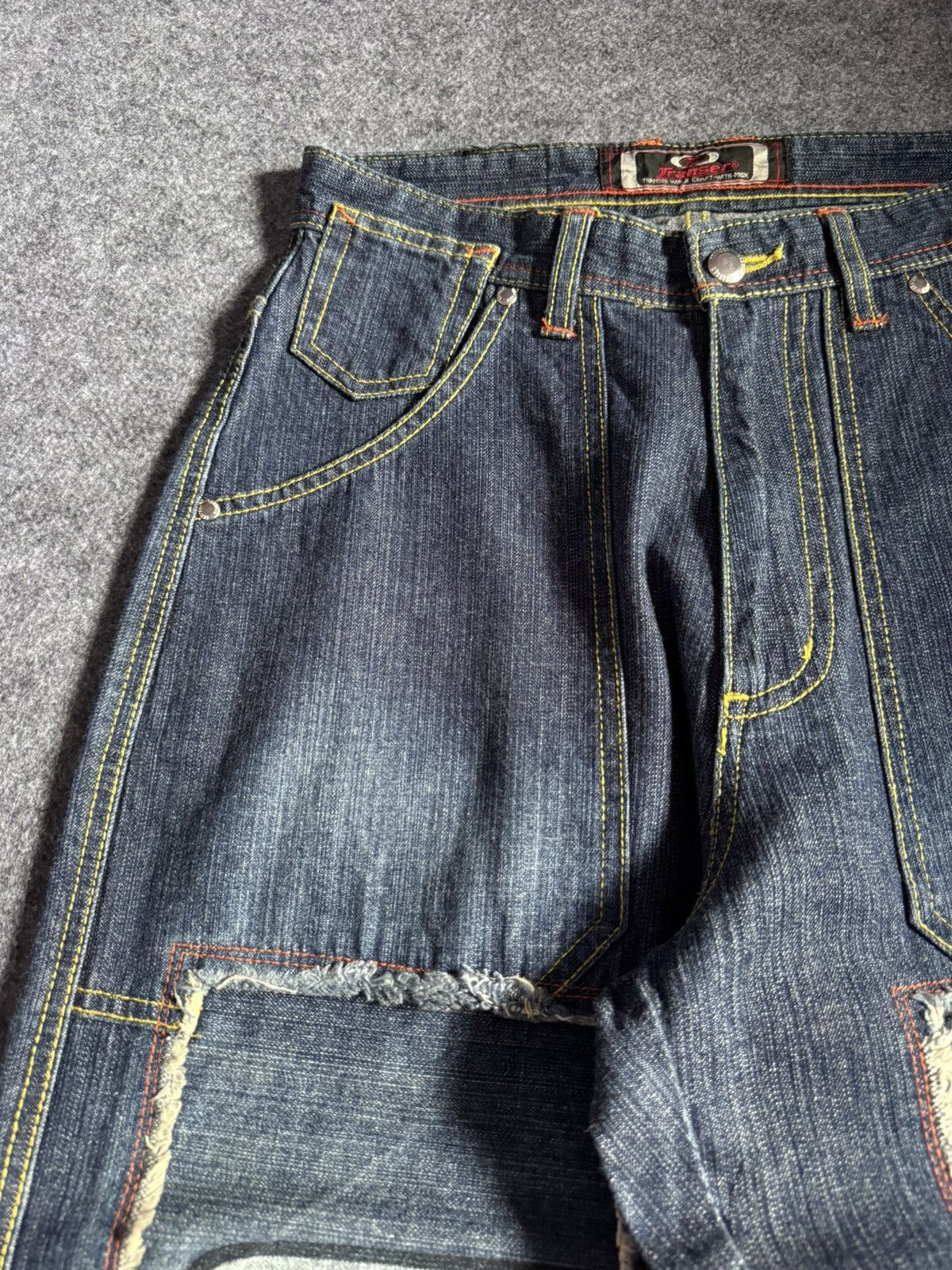 G-Unit × JNCO 2000s Transfer Baggy Patch Work Details Loose Jeans Size US 29 - 12 Thumbnail