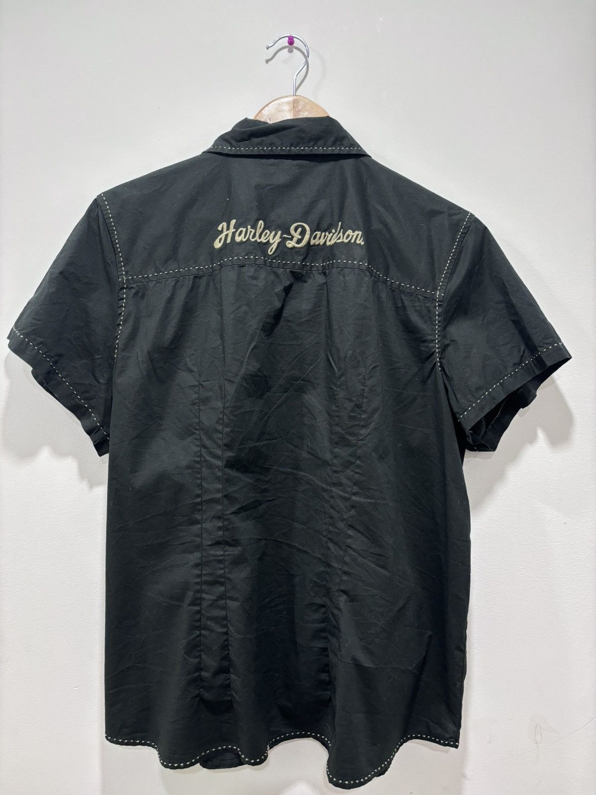 Harley Davidson × Vintage Harley Davidson Button Up Size US M / EU 48-50 / 2 - 2 Thumbnail