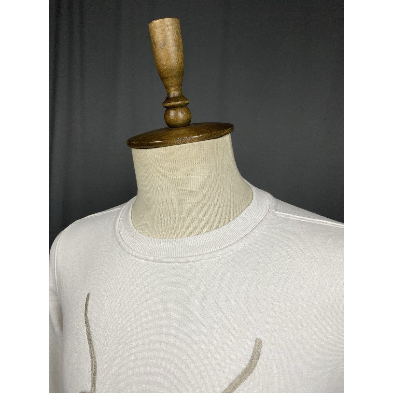 Rick Owens Rick Owens Dark Shadow Man to Man White Beige Crewneck Long Size US S / EU 44-46 / 1 - 5 Thumbnail