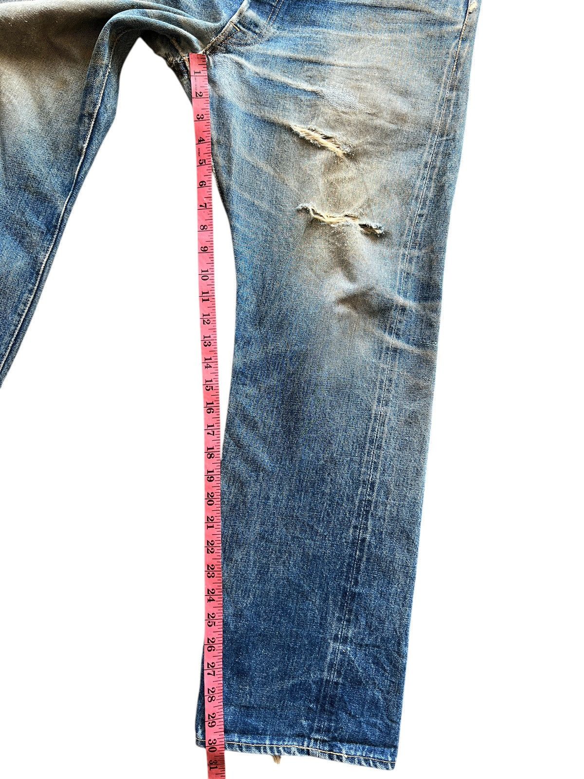 Denime Vintage Denime Authentic Leather Patch Lot 239 Selvedge Jean Size US 36 / EU 52 - 8 Thumbnail