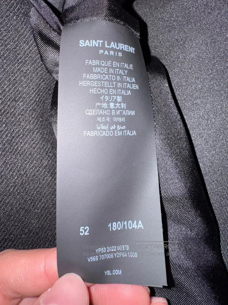 Saint Laurent Paris Saint Laurent Paris Black and Gold Camel Hair Men's Suit C Size US L / EU 52-54 / 3 - 9 Thumbnail