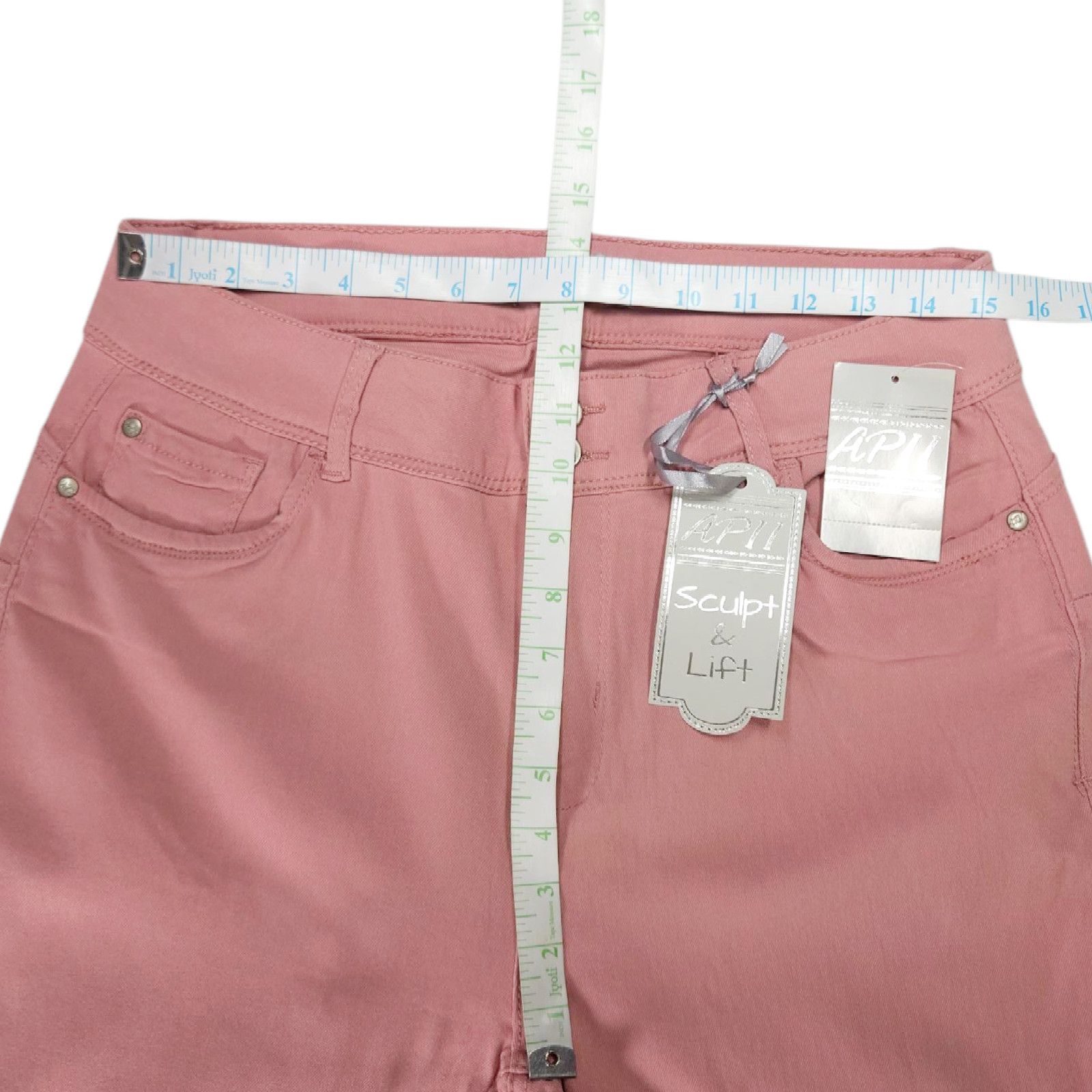 Other APII Sculpt Lift Cropped Pants Rose Pink 16 [30x21] NWT Size 30" / US 8 / IT 44 - 6 Thumbnail