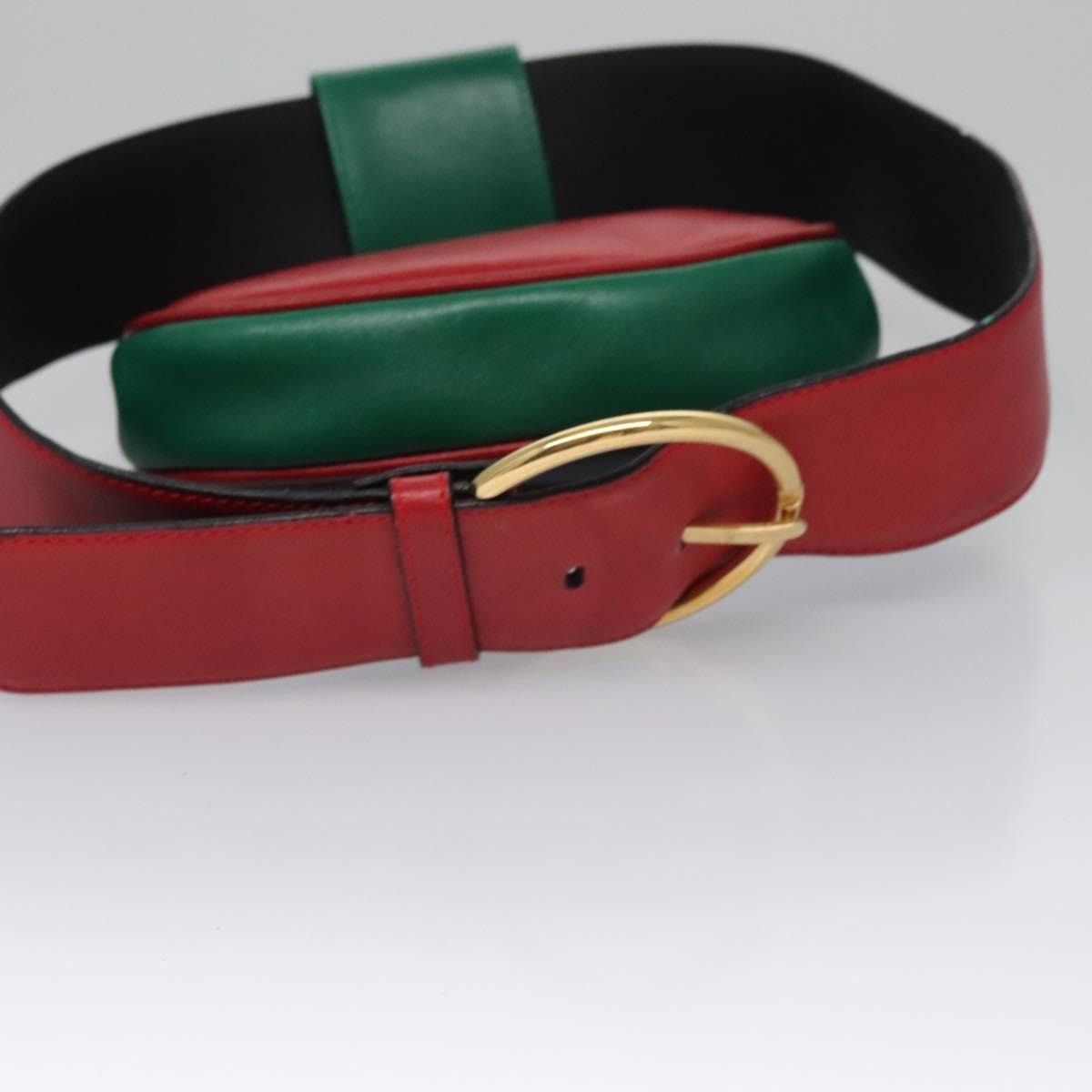 Salvatore Ferragamo Salvatore Ferragamo Gancini Waist Bag Leather Red Size ONE SIZE - 7 Thumbnail