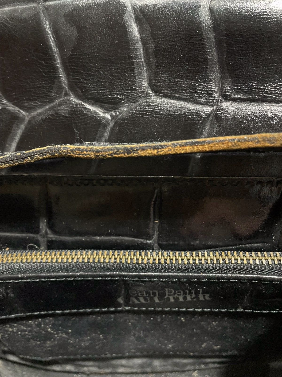 Jean Paul Gaultier Croc Embossed Rigid Leather Bag Size ONE SIZE - 11 Thumbnail