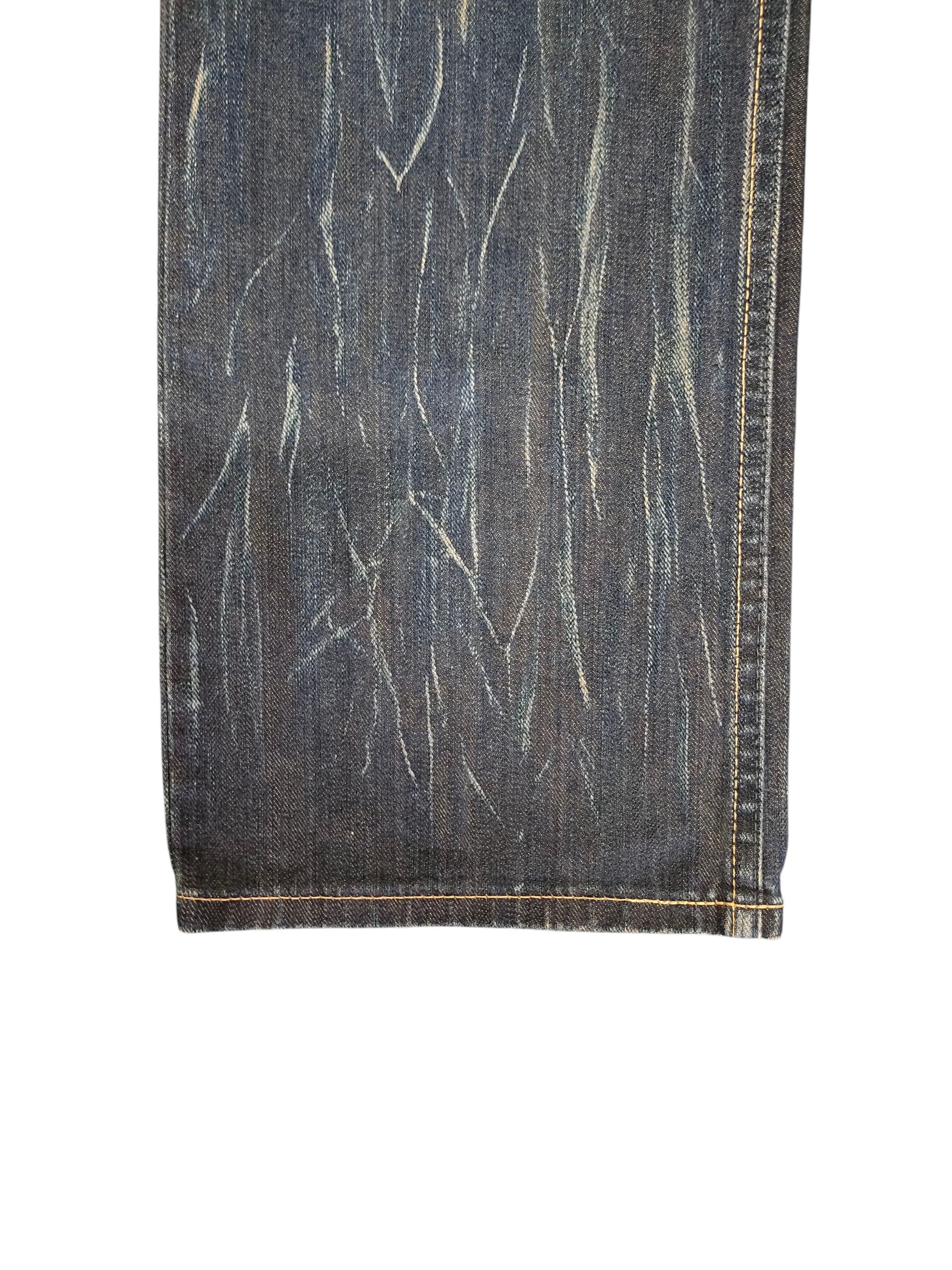 Undercover Vintage Wrangler Double Waist Jeans - Clawmark Whisker Denim Size US 30 / EU 46 - 6 Thumbnail
