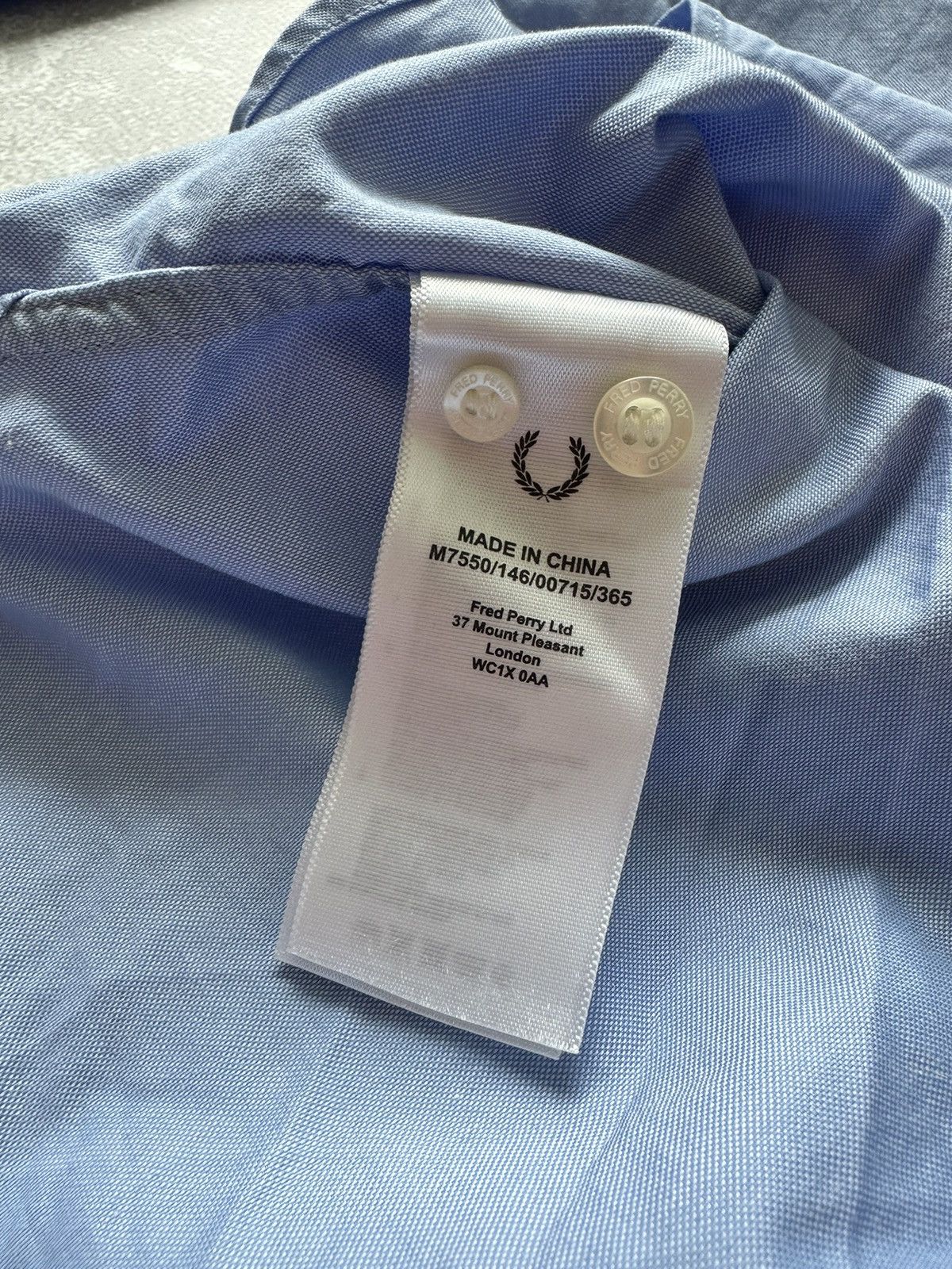 Fred Perry Fred Perry Checkered Button Down Long Sleeve Small Logo L Size US L / EU 52-54 / 3 - 9 Thumbnail