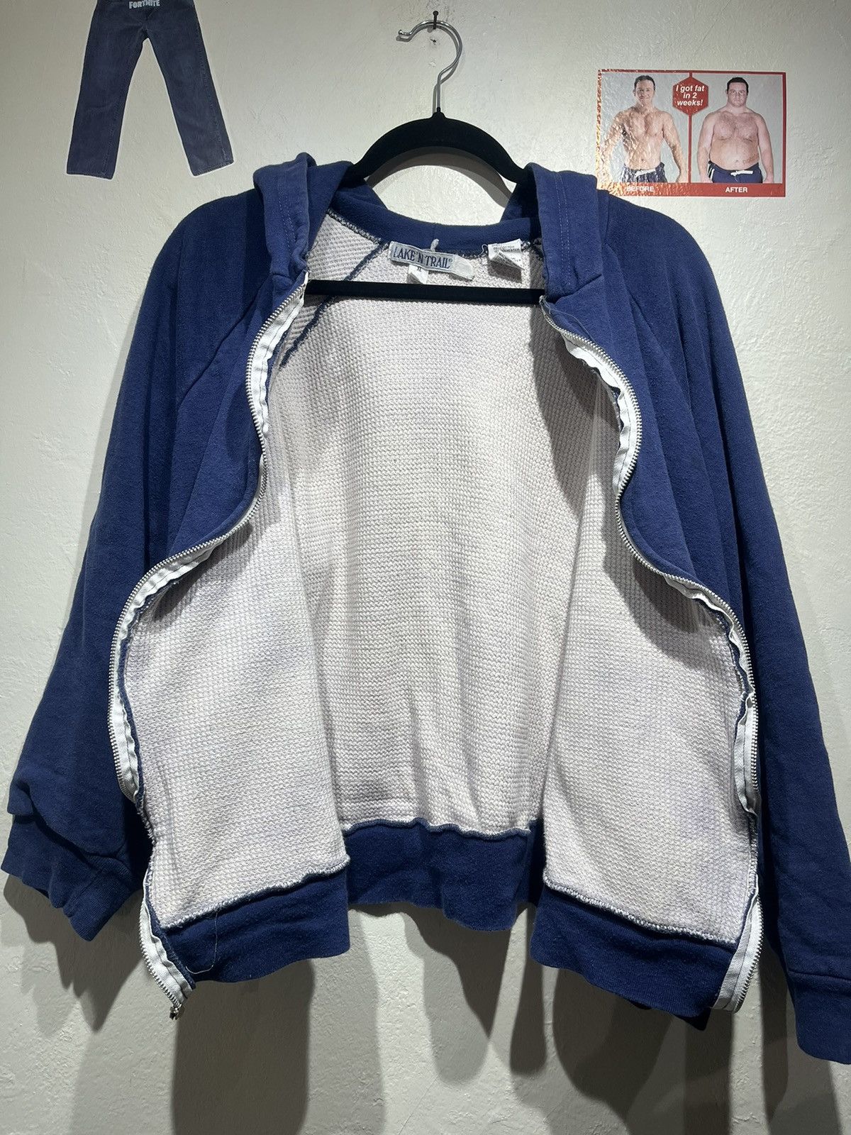 Vintage Vintage Thermal hoodie Size US M / EU 48-50 / 2 - 4 Thumbnail